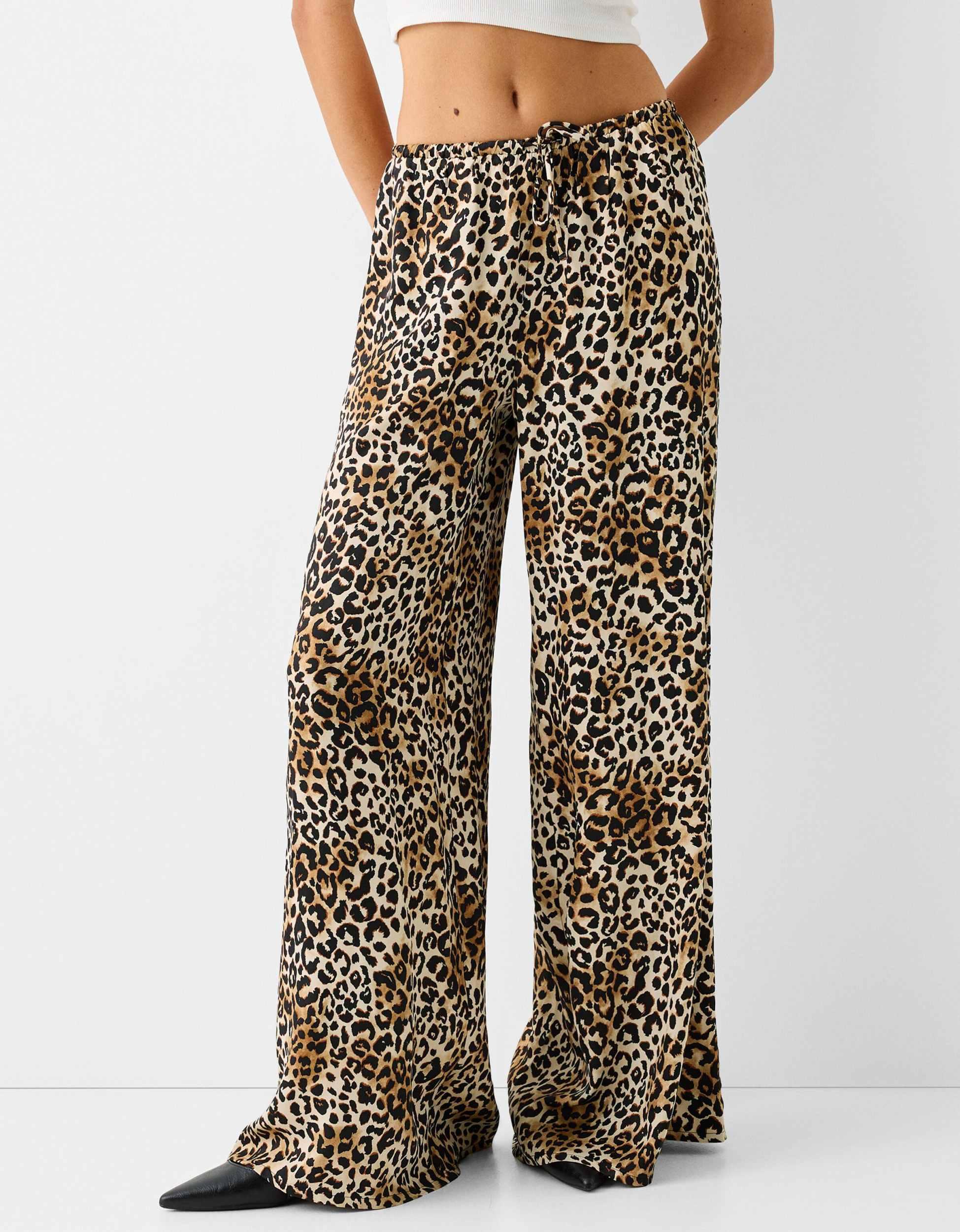 Léopard Asos Pantalon Fluide Femme Femme Morgan Pull Femme ImprimÃ
