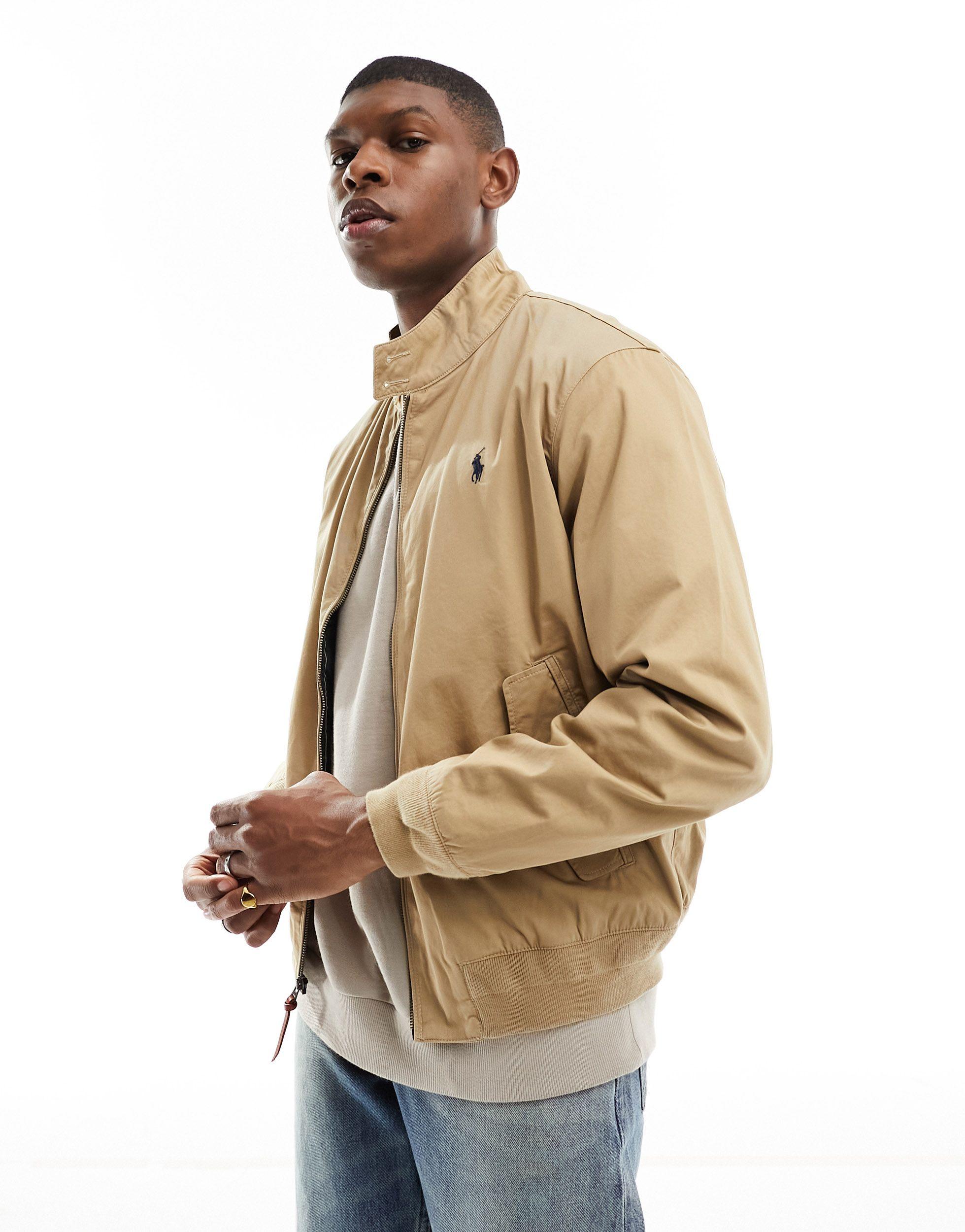 Khaki harrington sale jacket