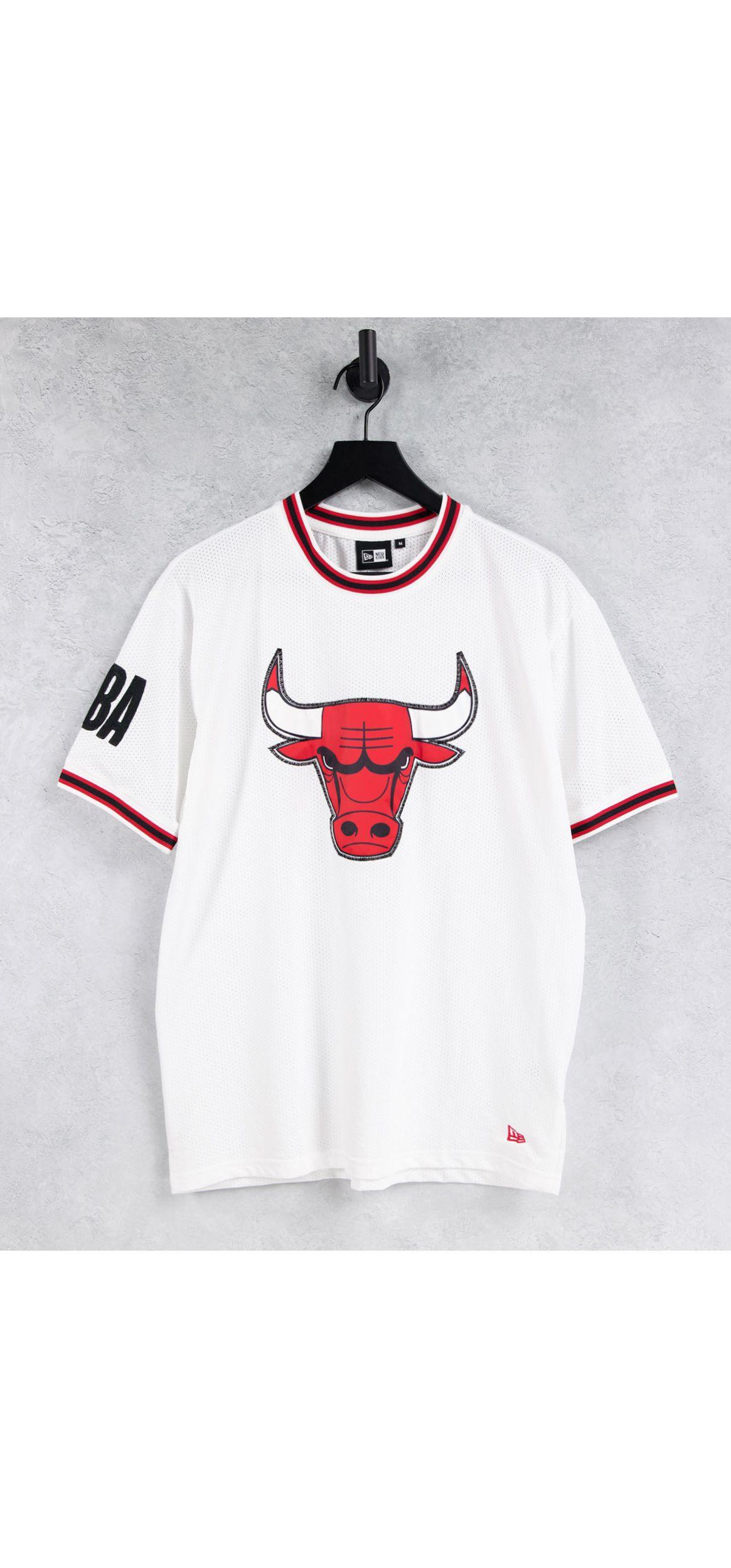 Nba chicago bulls - t-shirt oversize en tulle à imprimé logo KTZ pour homme  en coloris Blanc | Lyst