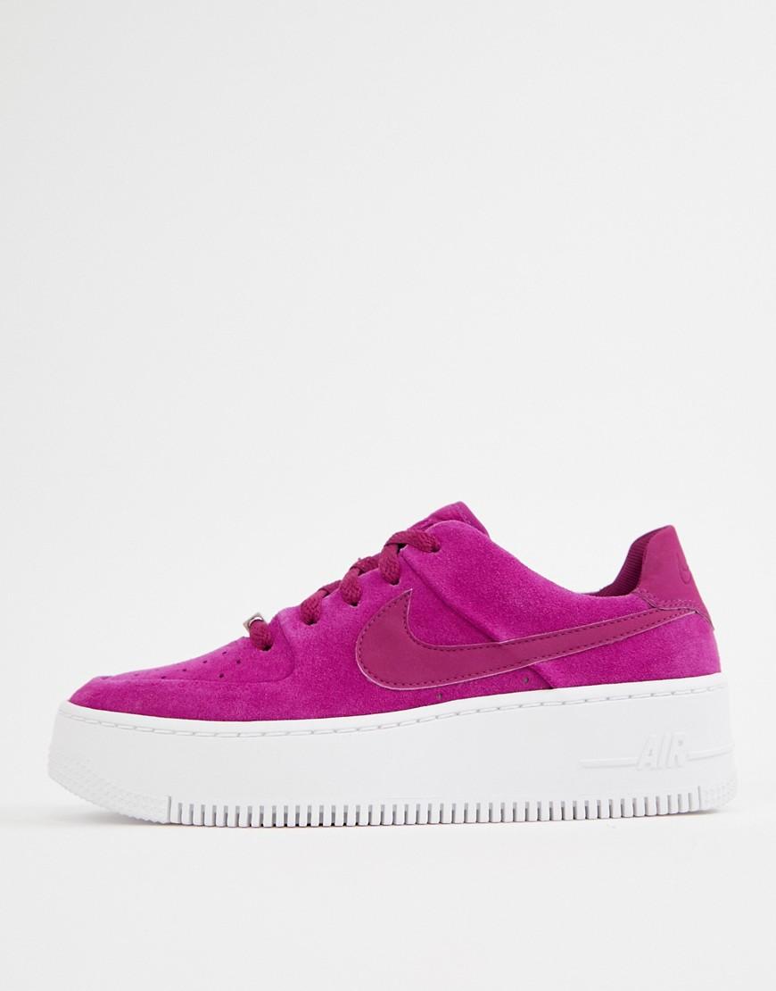 nike air force 1 sage berry