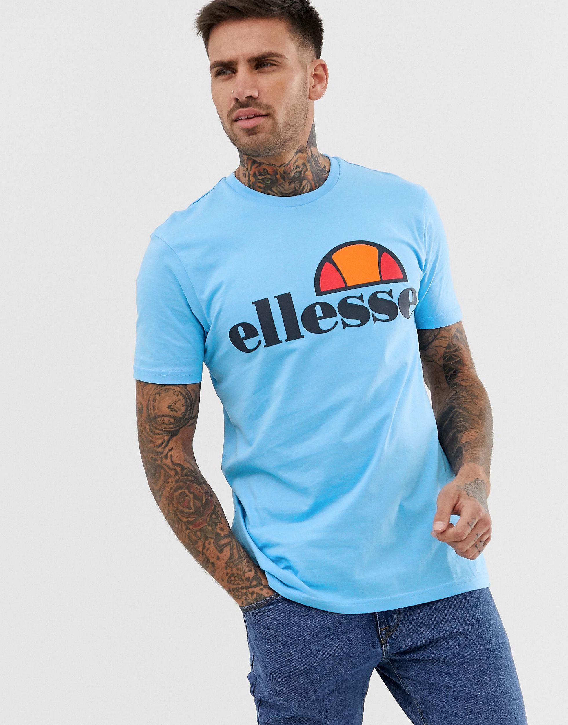 Ellesse – Prado – Hellblaues T-Shirt mit blauem Logo in Blau für Herren |  Lyst DE