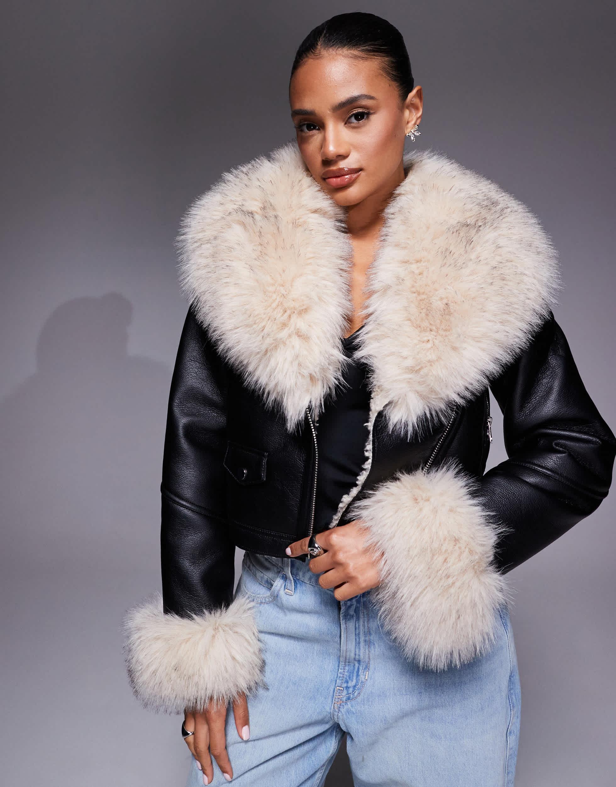 Damen-Jacken von River Island in Schwarz Lyst AT