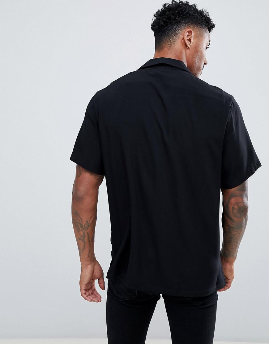 ASOS Synthetic Oversized Viscose Shirt 