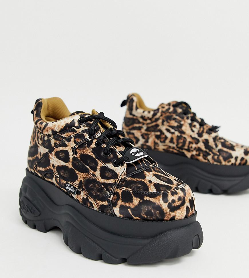 Zapatillas clásicas bajas con plataforma y estampado de leopardo London  Buffalo | Lyst