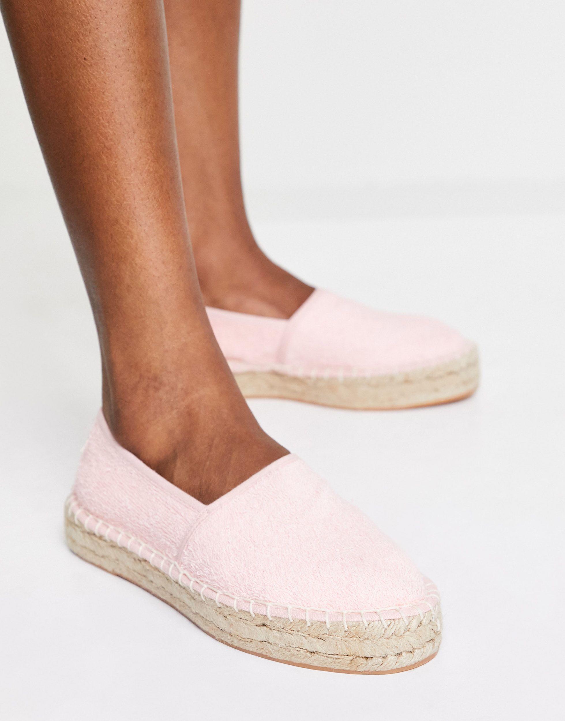 South Beach Terry Espadrilles in Pink | Lyst