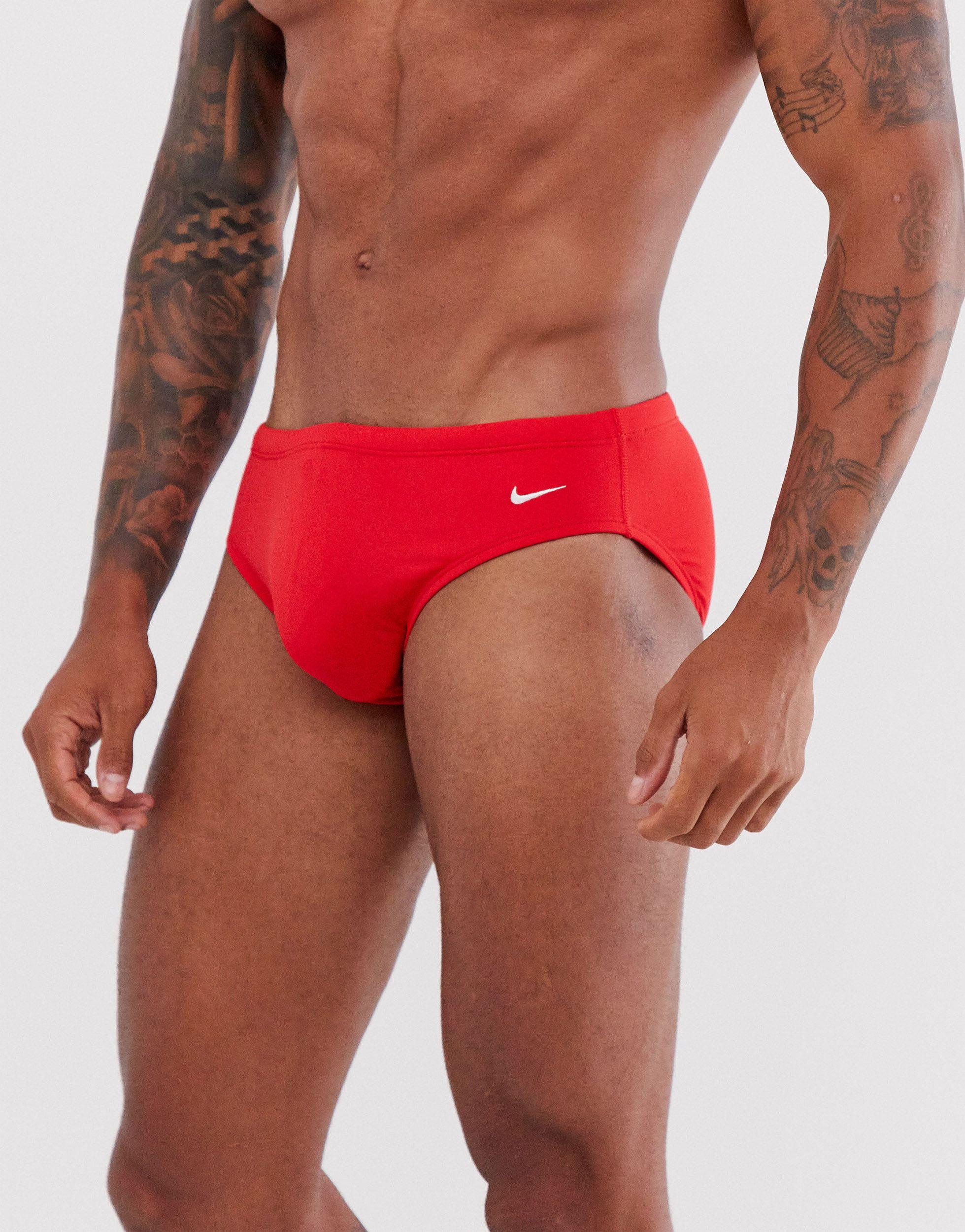 Nike Nike – Core – e Badehose in Rot für Herren | Lyst DE