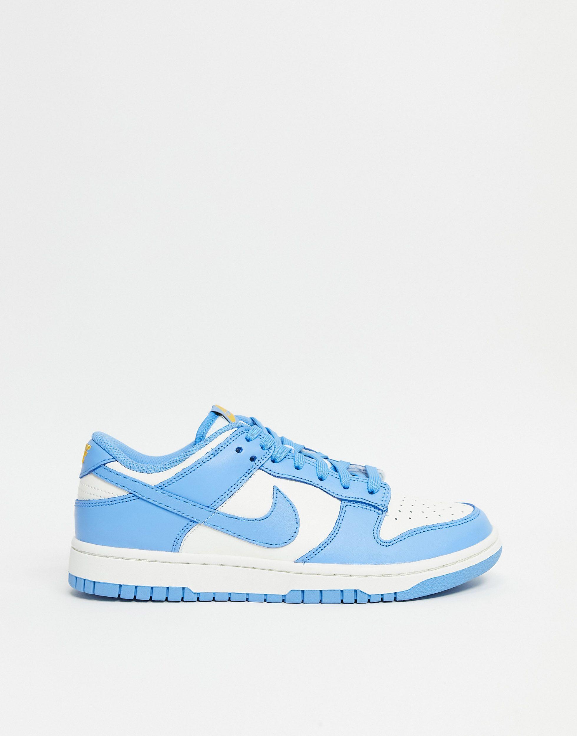 Dunk - sneakers basse e bianche di Nike in Blu | Lyst