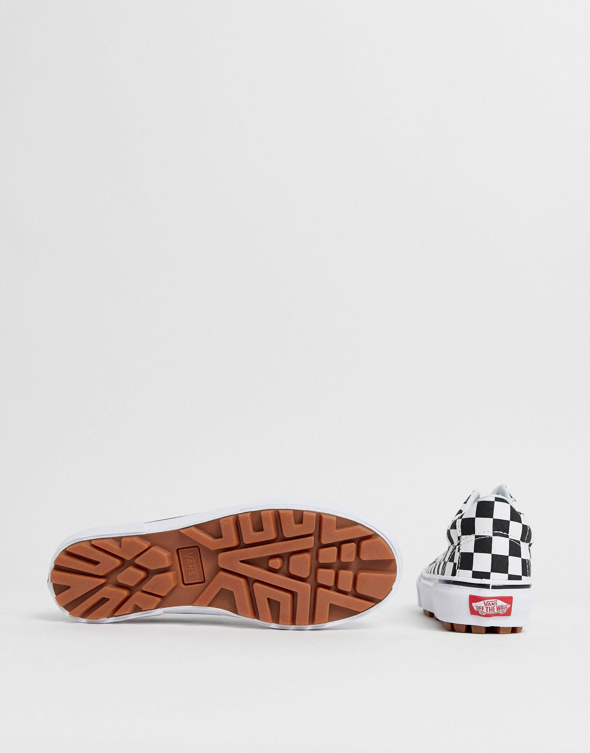 Vans Rubber Style 29 - Geruite Sneakers Met Dikke Zool - Lyst