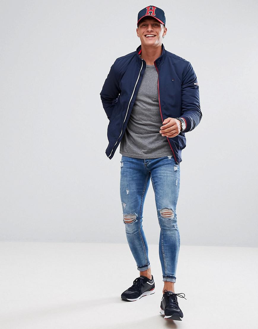 hilfiger denim bomber jacket