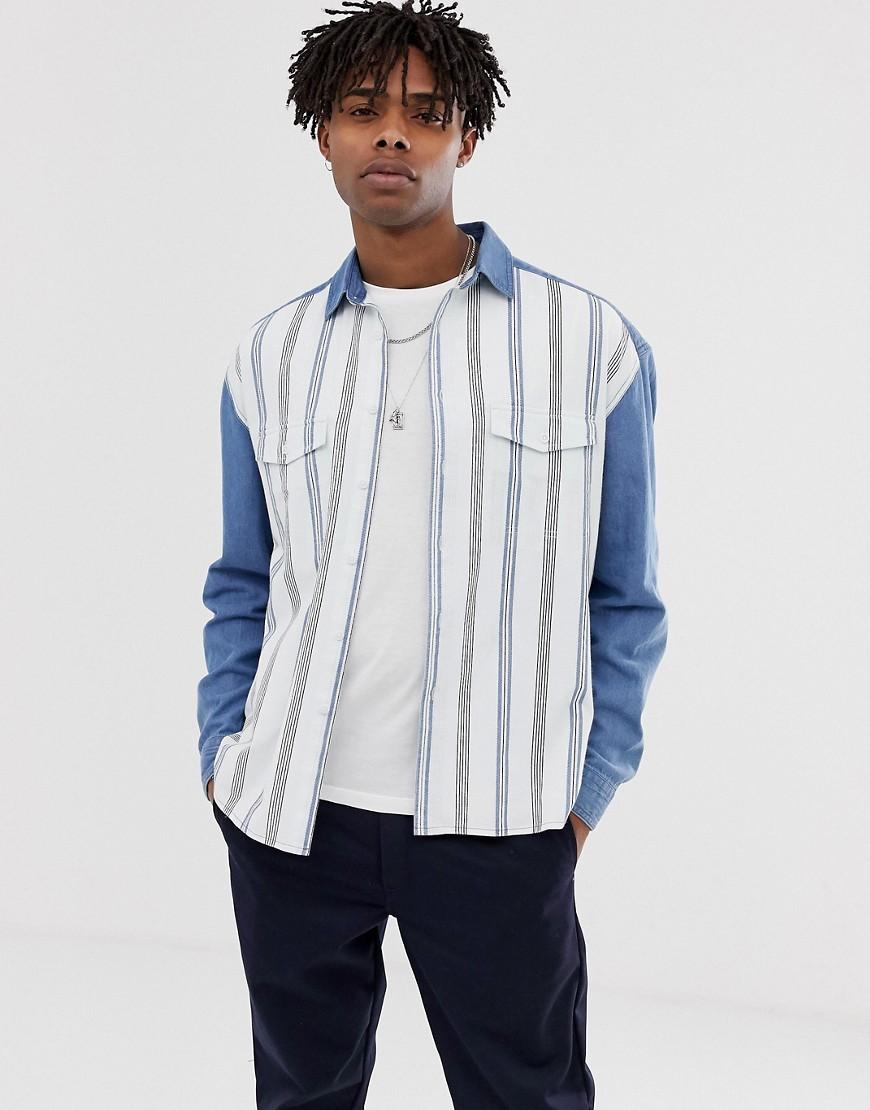 90s denim shirt men