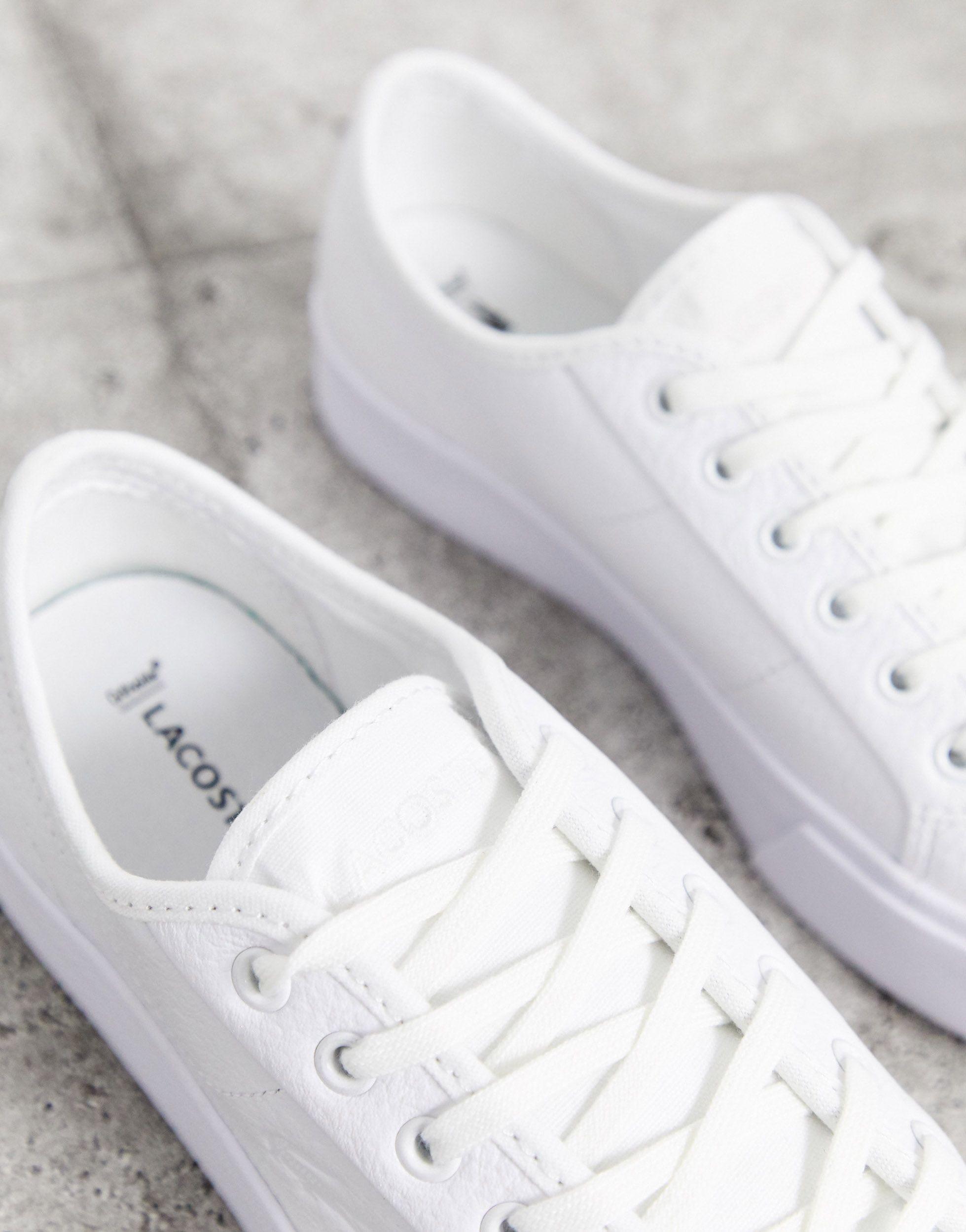 Lacoste Ziane Grand Flatform Sneakers in White | Lyst