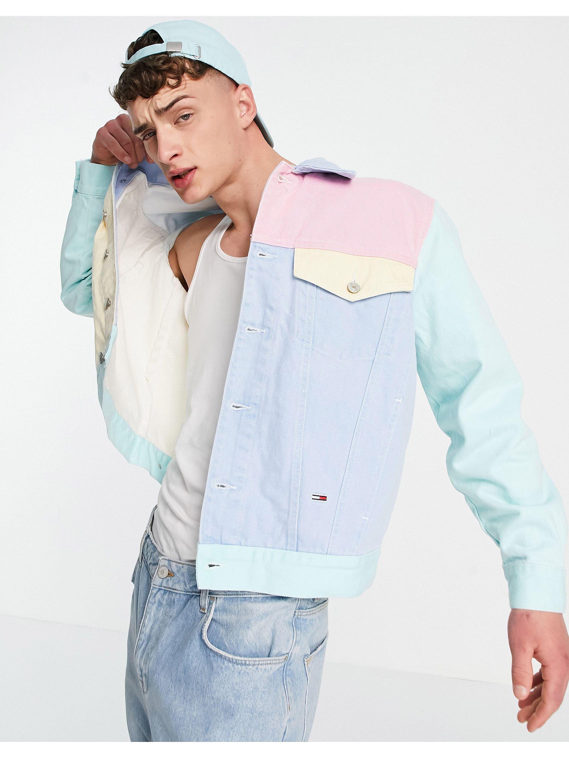 Hilfiger Hombre Chaqueta Vaquera Tommy Hilfiger Logo Espalda