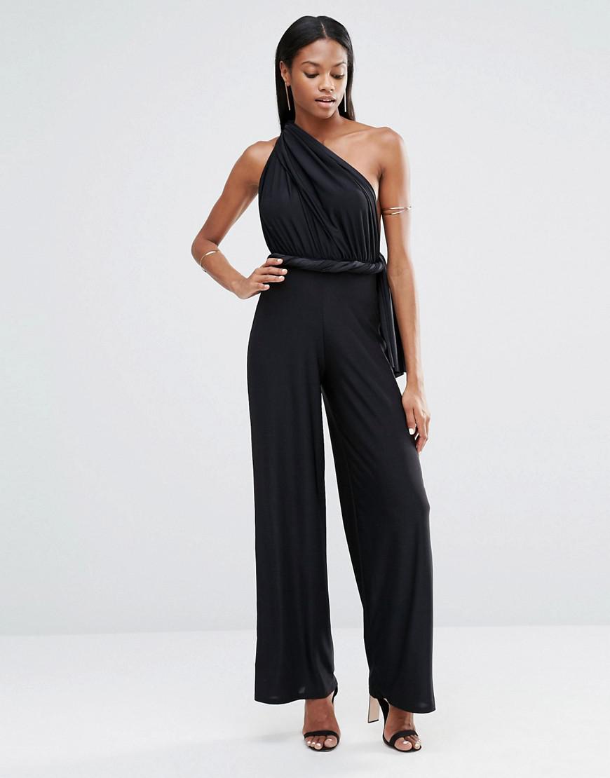 Missguided Multiway Jumpsuit in Black | Lyst