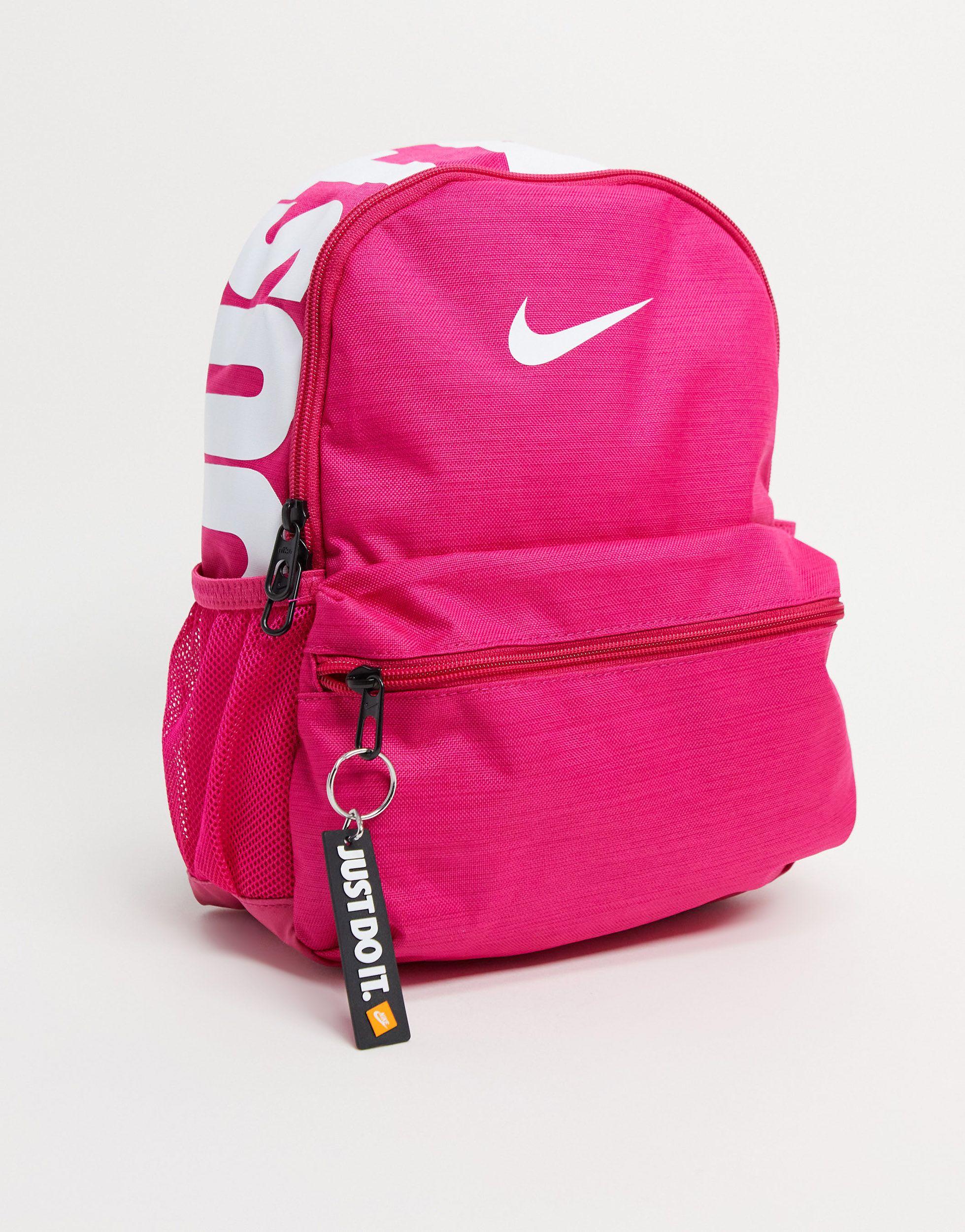 Mochila con logo pequeño en rosa just do it de Nike de color Rosa | Lyst