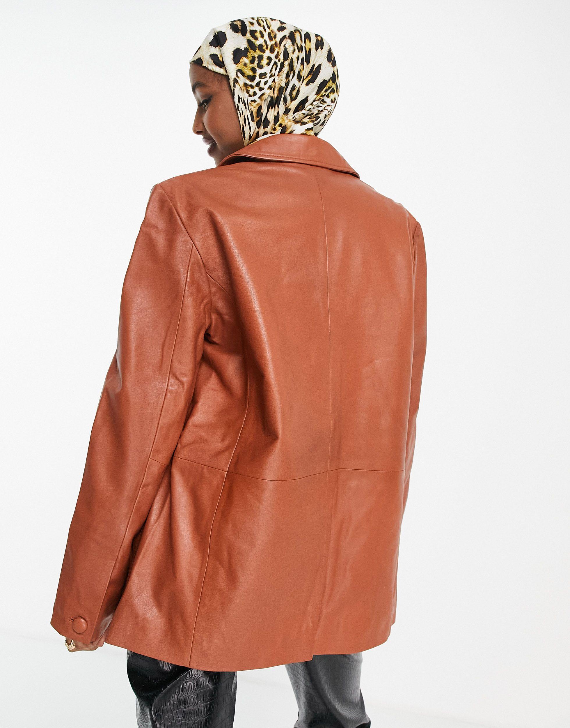 Muubaa leather blazer Clearance