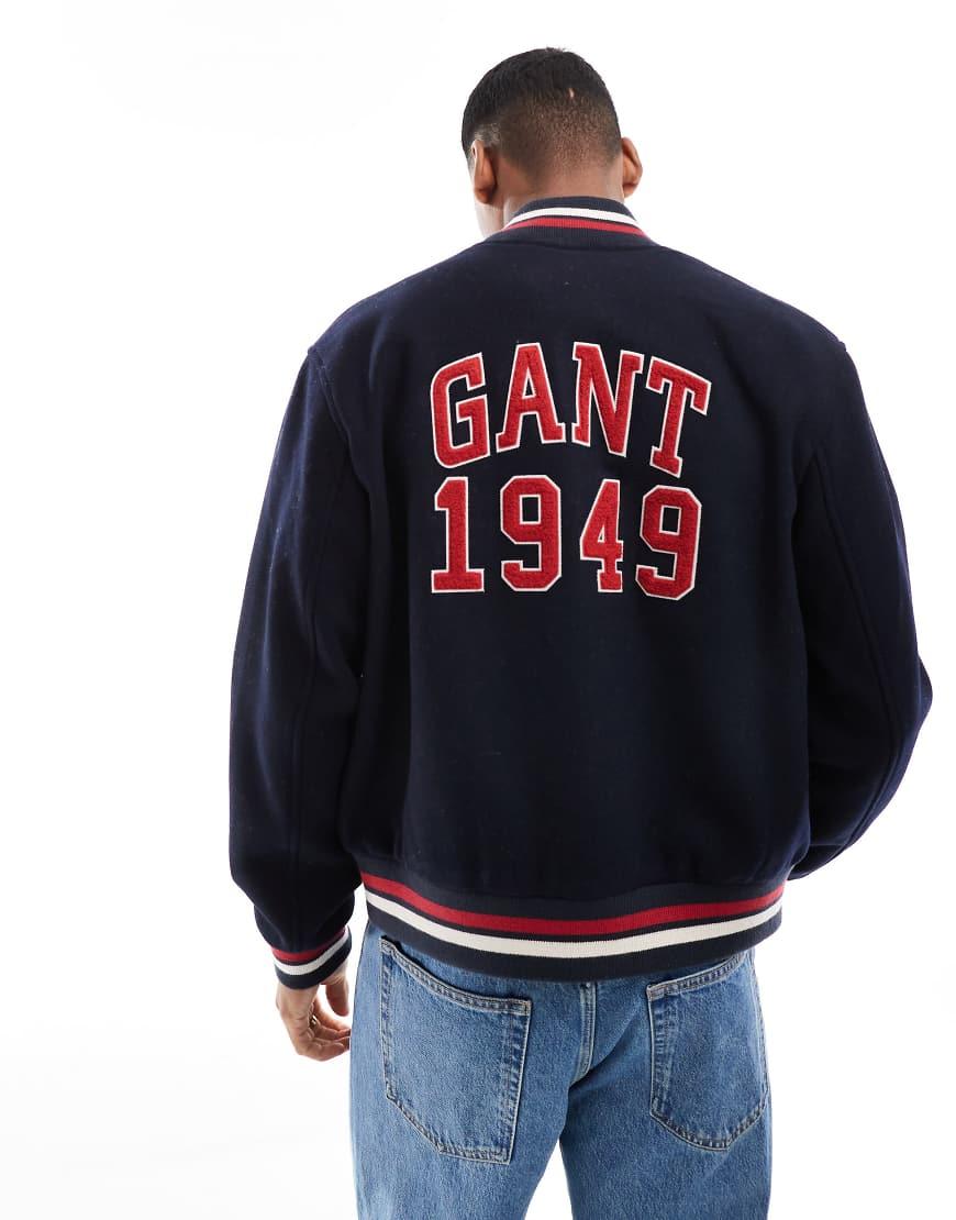 Gant Wrangler Baseball Jacket GANT 75Th Anniversary Capsule Wool