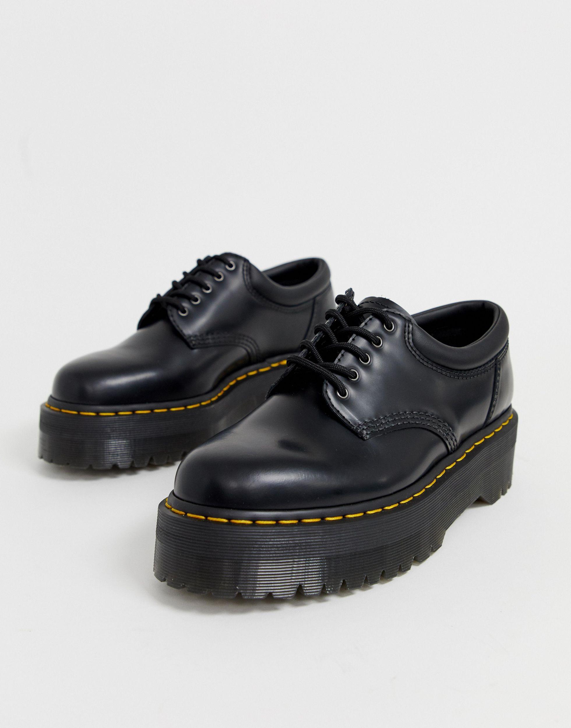 Dr. Martens 8053 Quad Platformschoenen in het Zwart voor heren