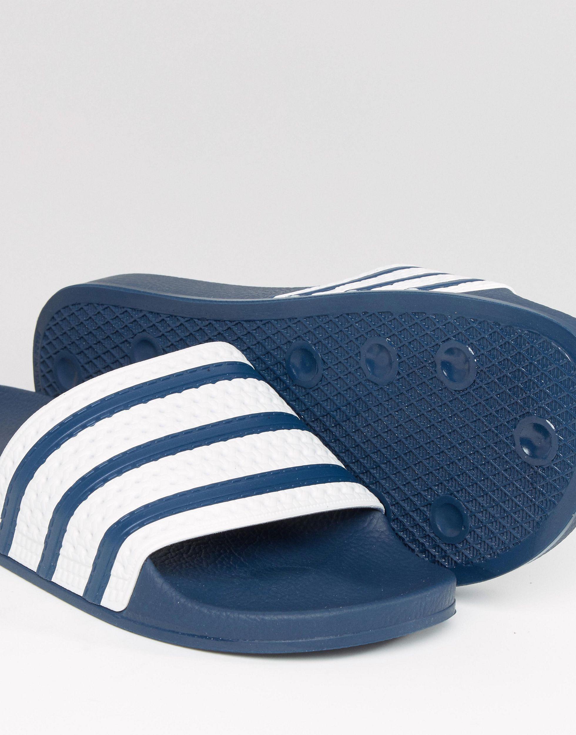 adidas Originals Adilette Sliders G16220 in Blue for Men - Lyst