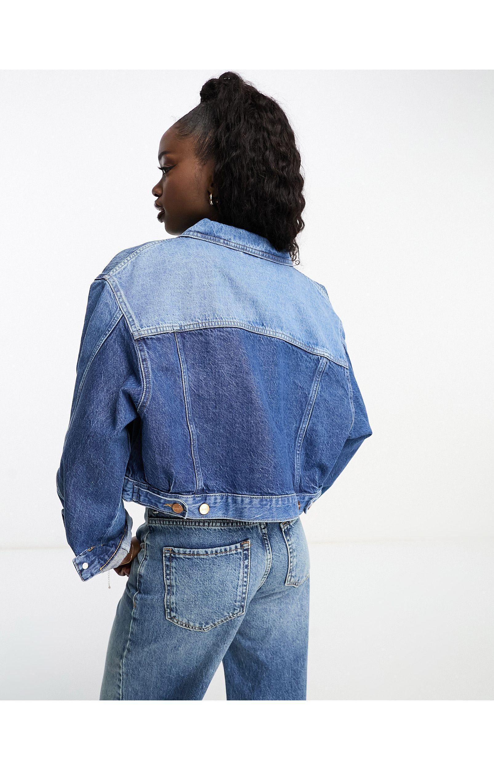 Wrangler Denim Cowboy Jacket in Blue | Lyst UK