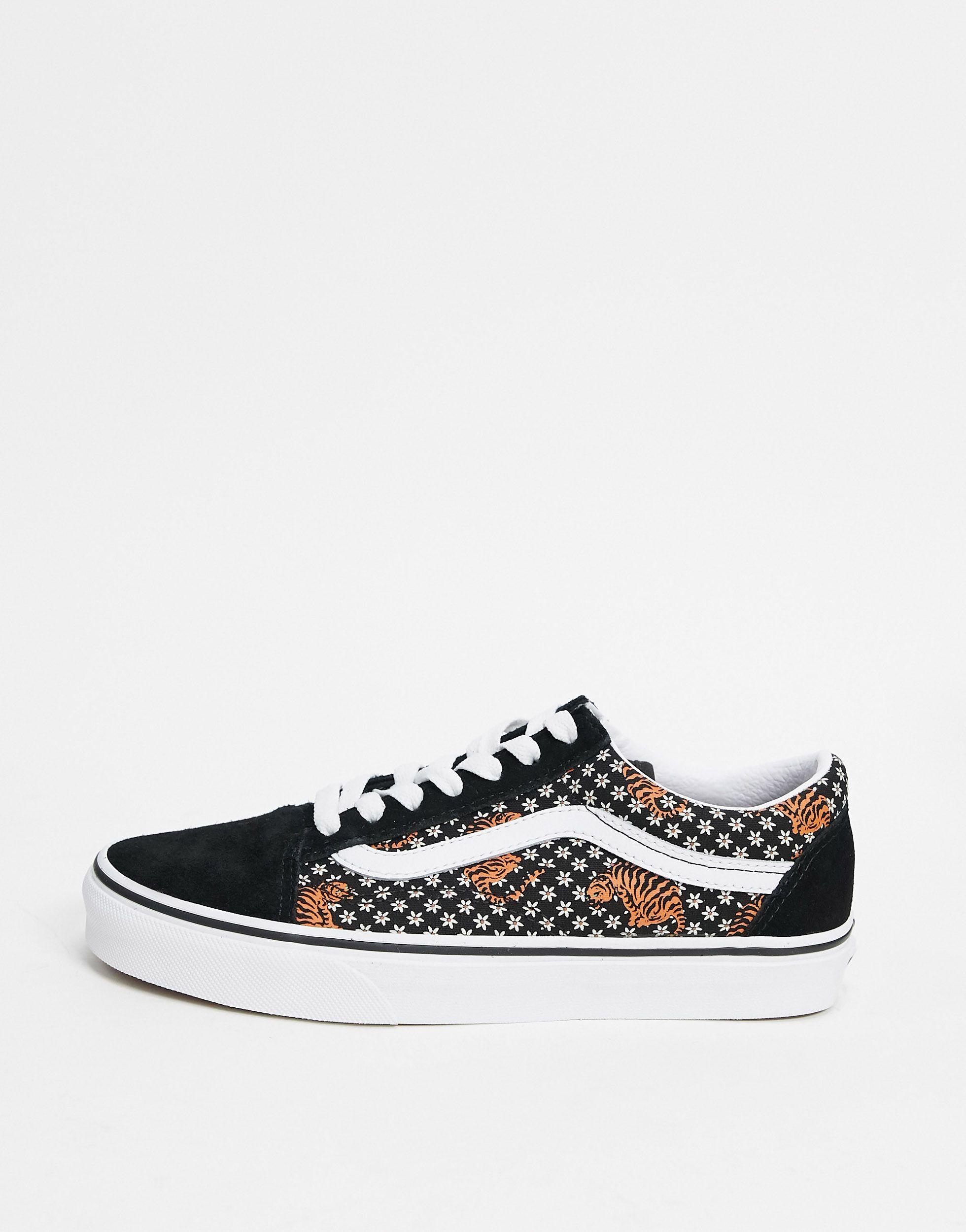 tiger floral old skool