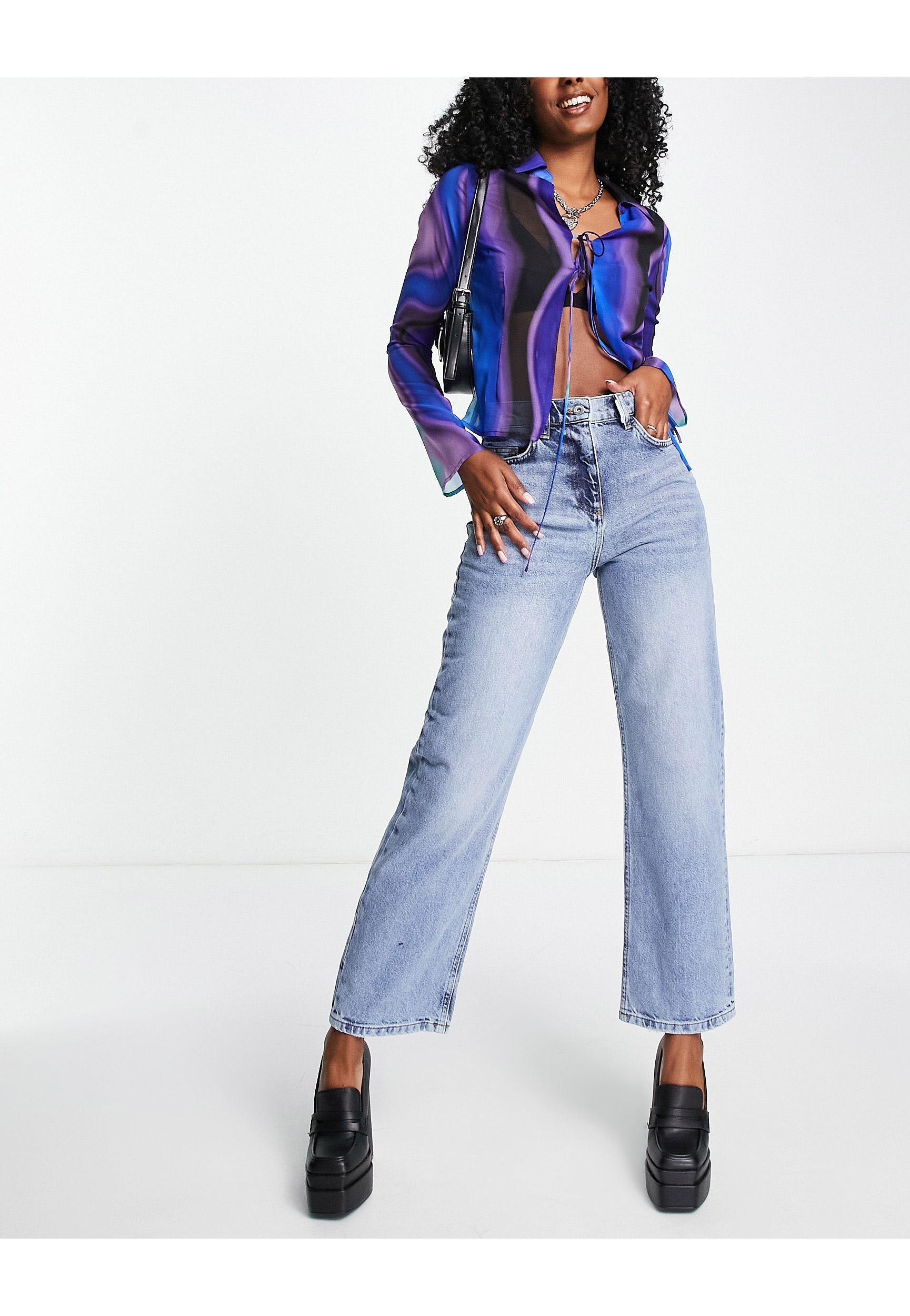 Collusion X014 Dad Jeans in Blue | Lyst