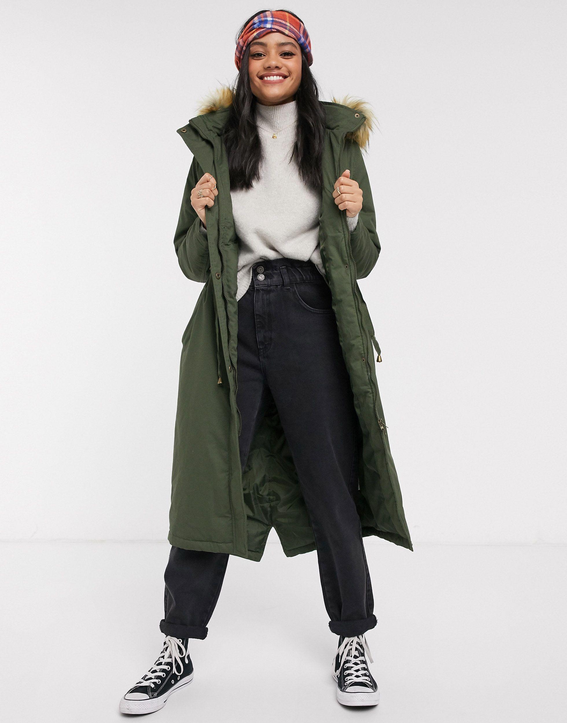 maxi parka coat