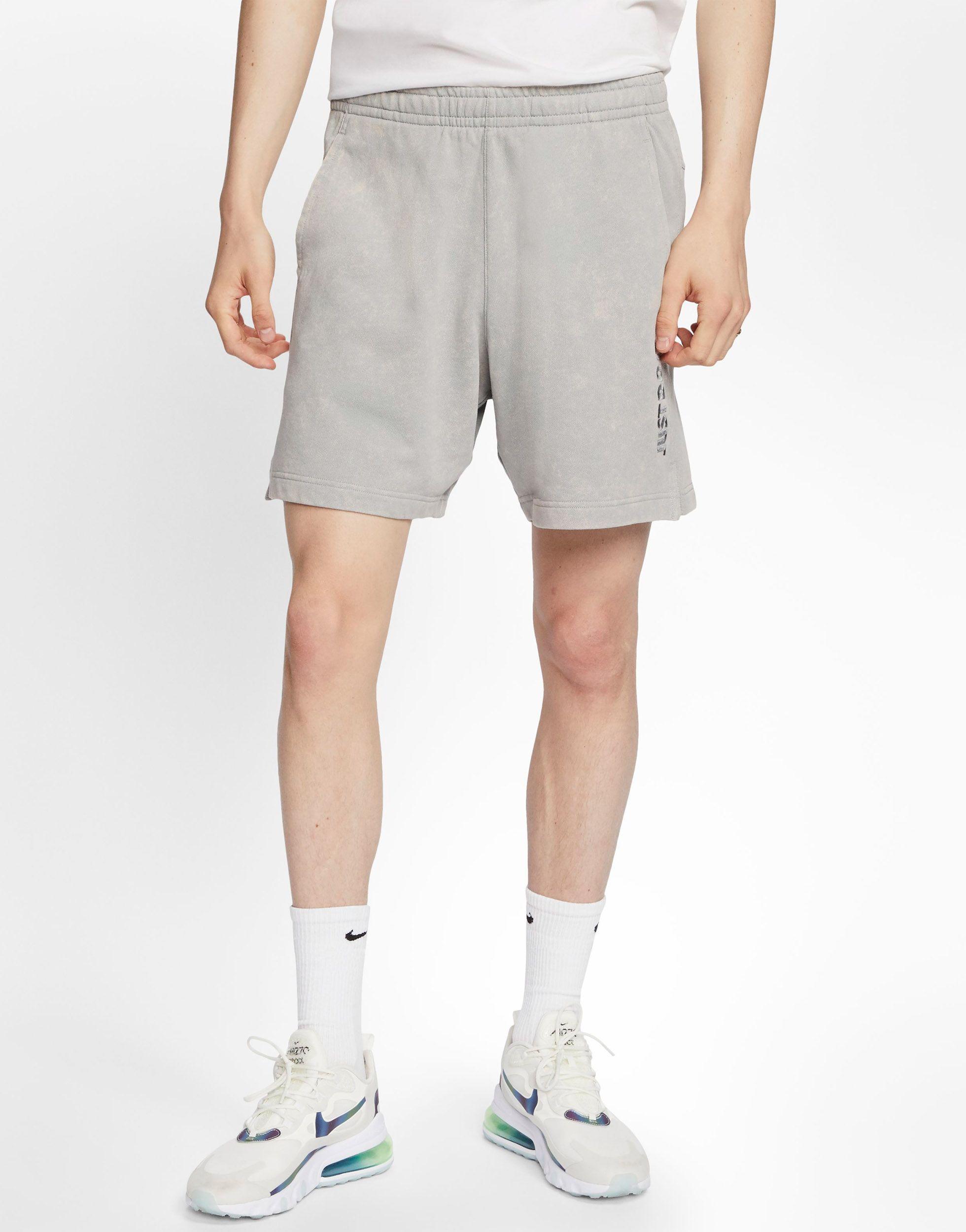 Nike Just Do It Washed Shorts in Gray for Men | Lyst