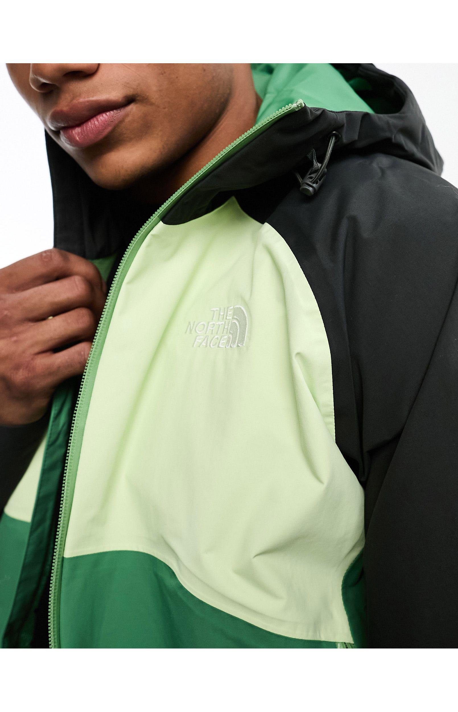 The North Face Stratos Dryvent Waterproof Hooded Shell Jacket in Green for Men Lyst Australia