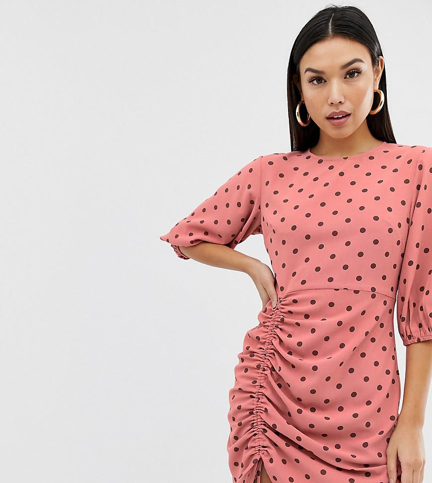 plt pink polka dot dress