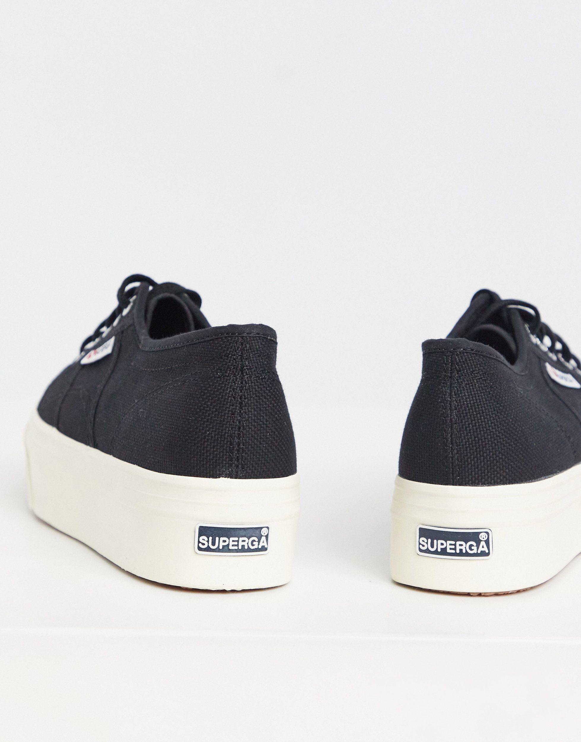 superga blanche plateforme