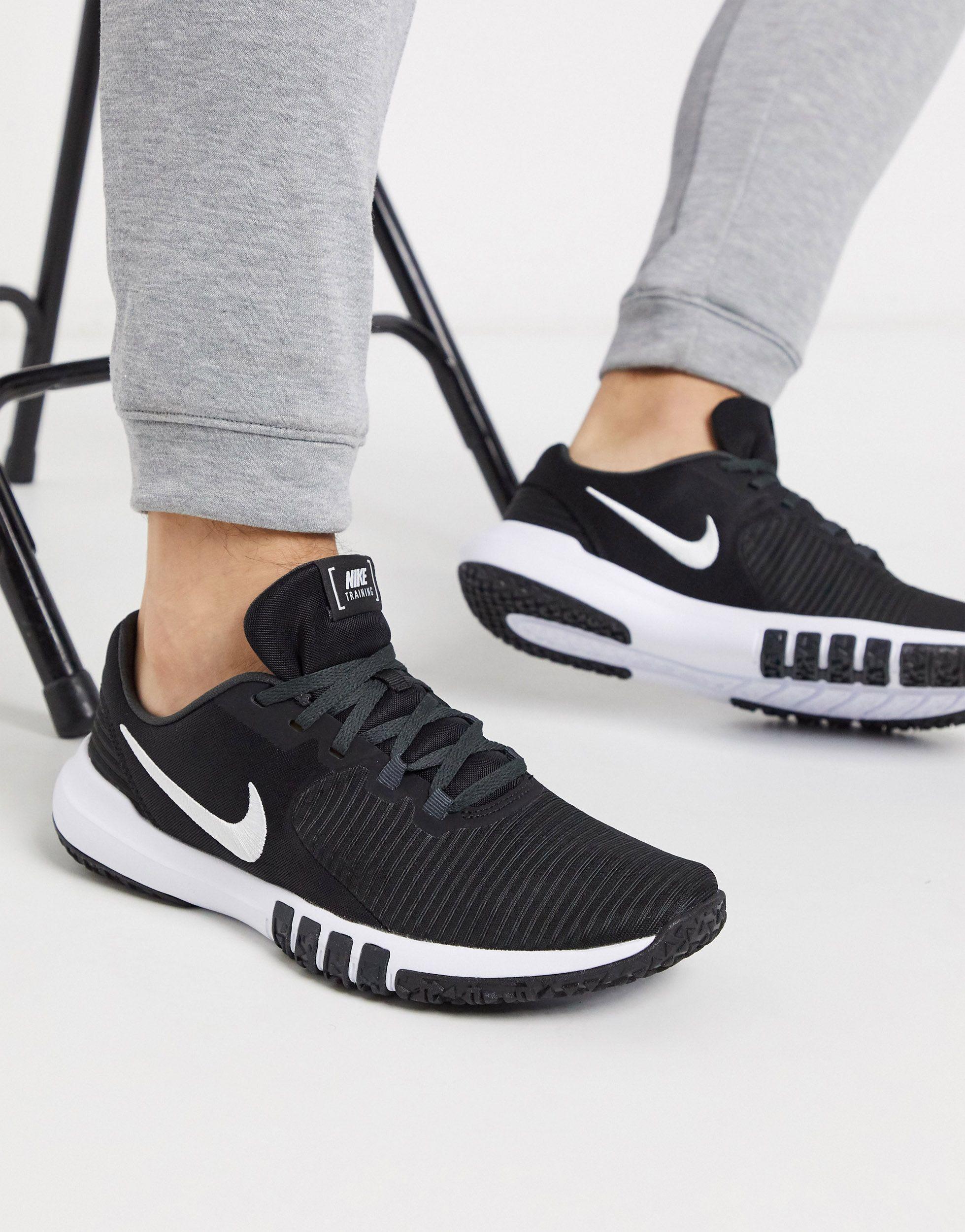 Nike Rubber Flex Control 4 Training Shoe in Black for Men | Lyst Australia