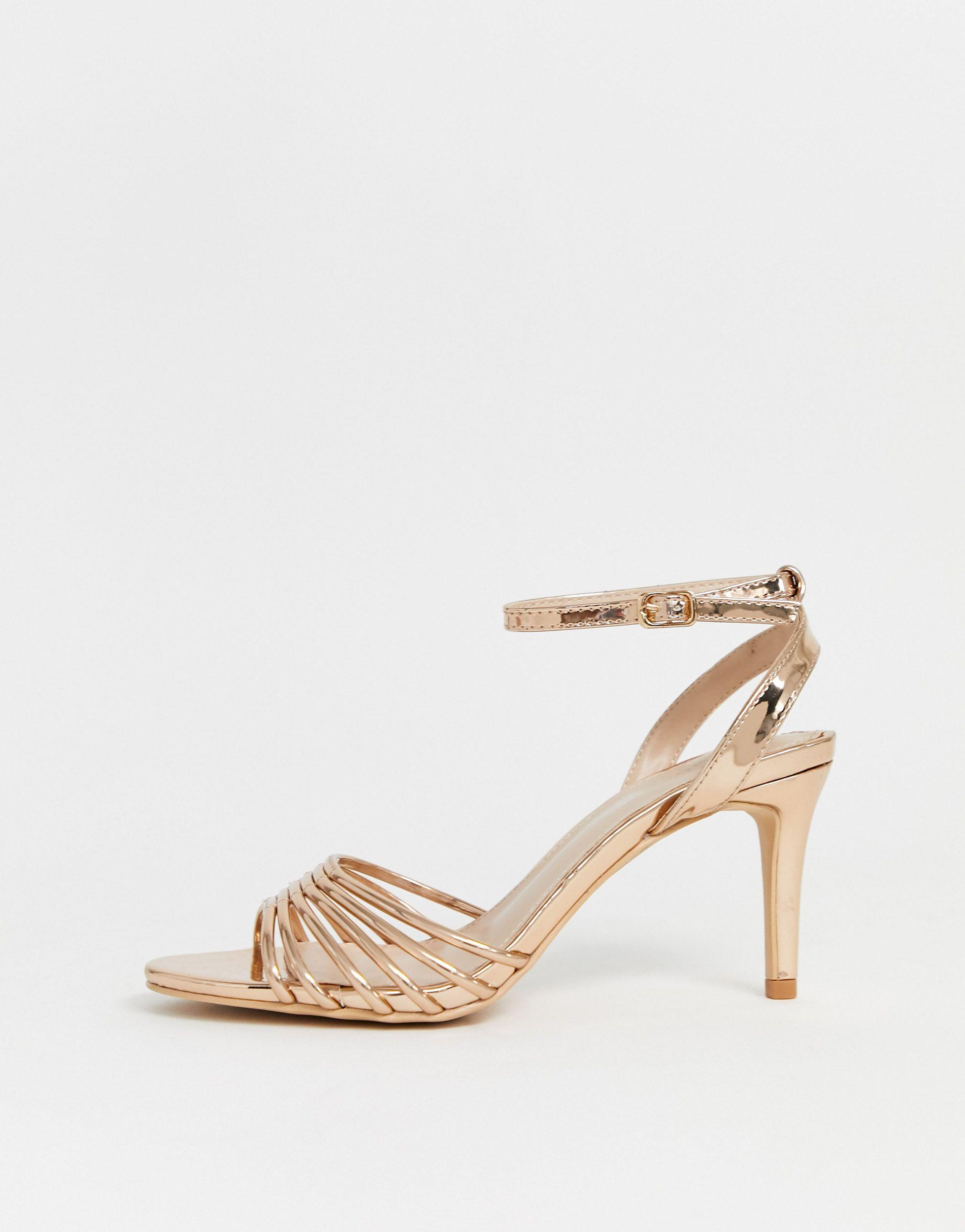 Buy Now Women Gold Embellished Block Heels – Inc5 Shoes