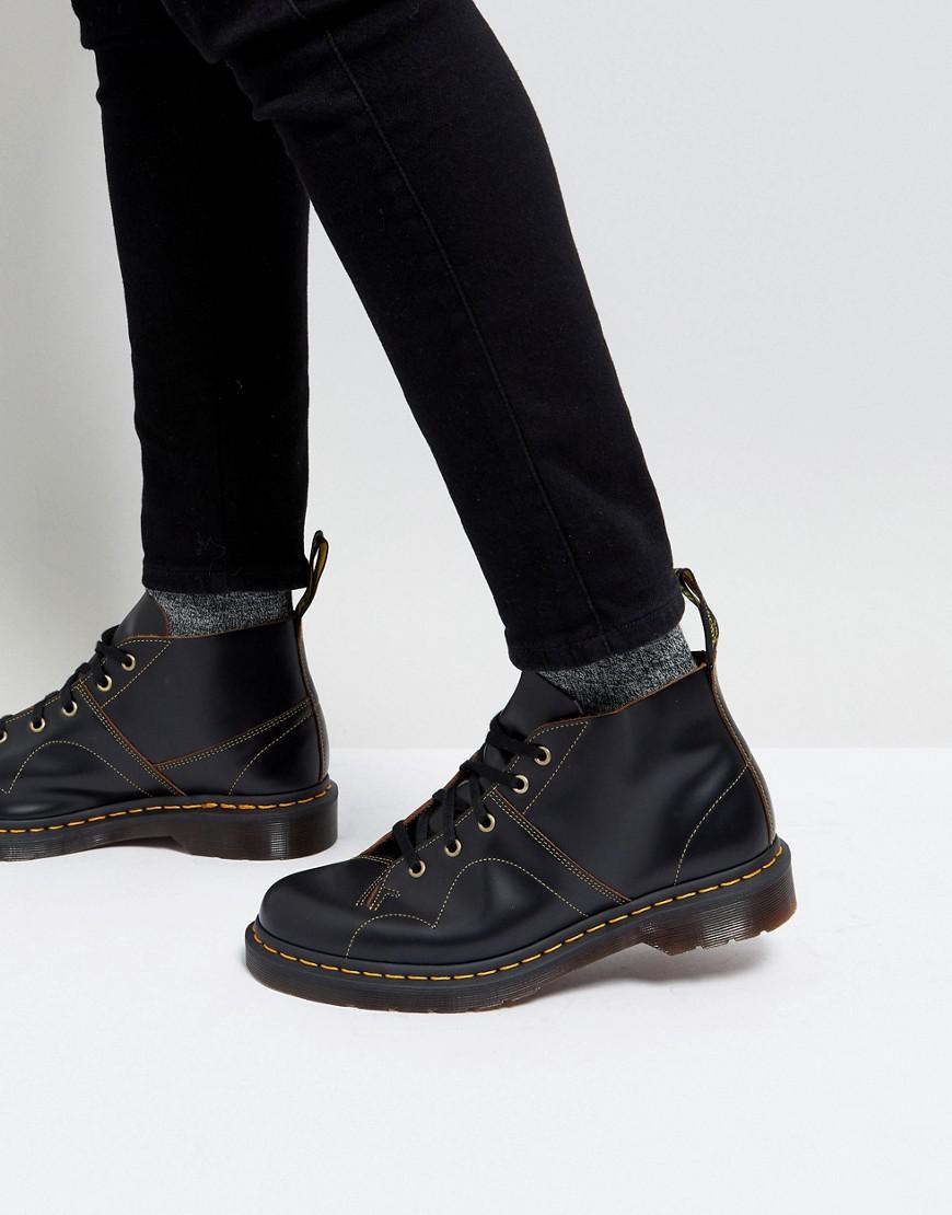 Dr. Martens Church Monkey Lace Up Boots In Black for Men - Lyst