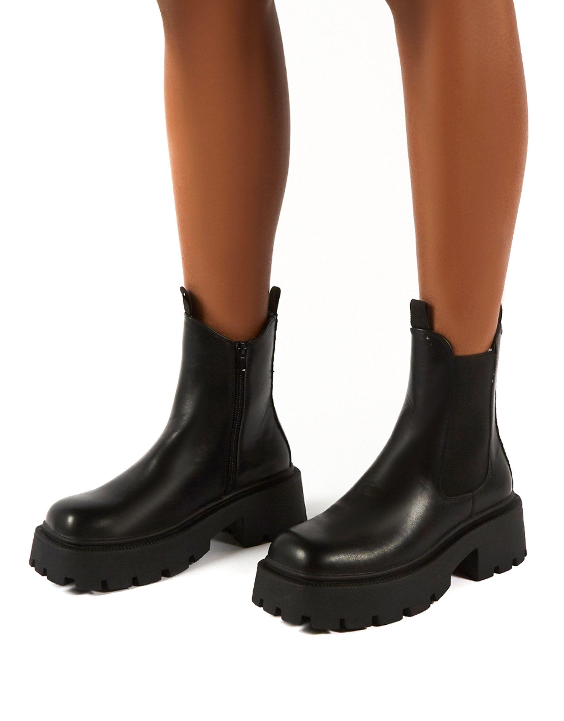 Dikke zool dames laarzen | FASHIOLA.be