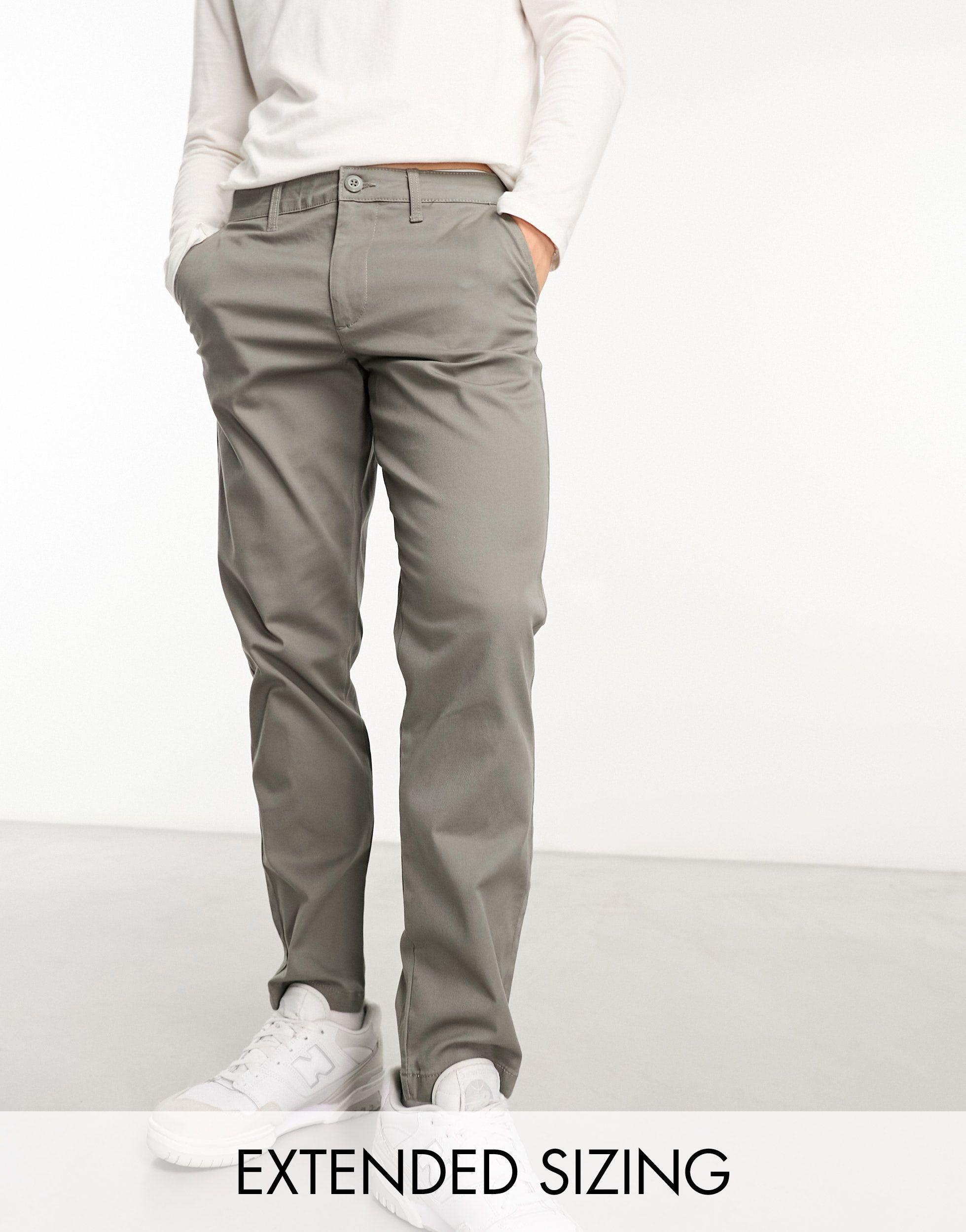 ASOS Tapered Chinos in Grey for Men | Lyst Australia