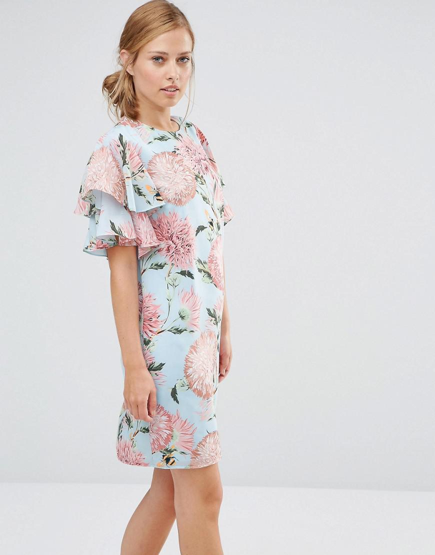 warehouse painted spot dress