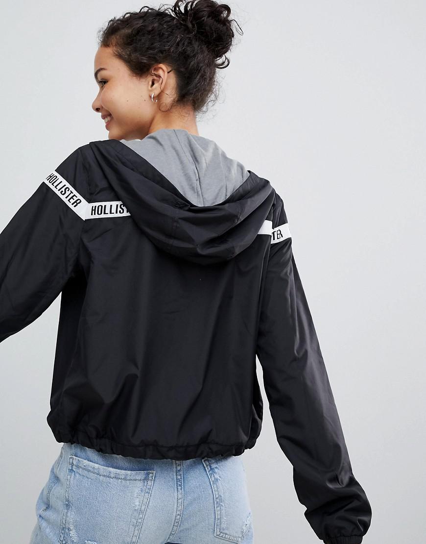 Hollister colorblock stretch windbreaker cheap