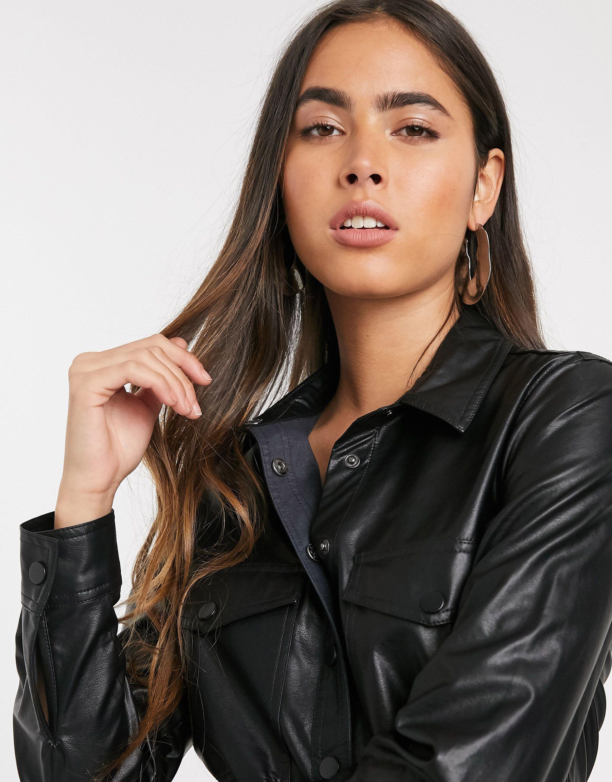 Stradivarius Synthetic Faux Leather 
