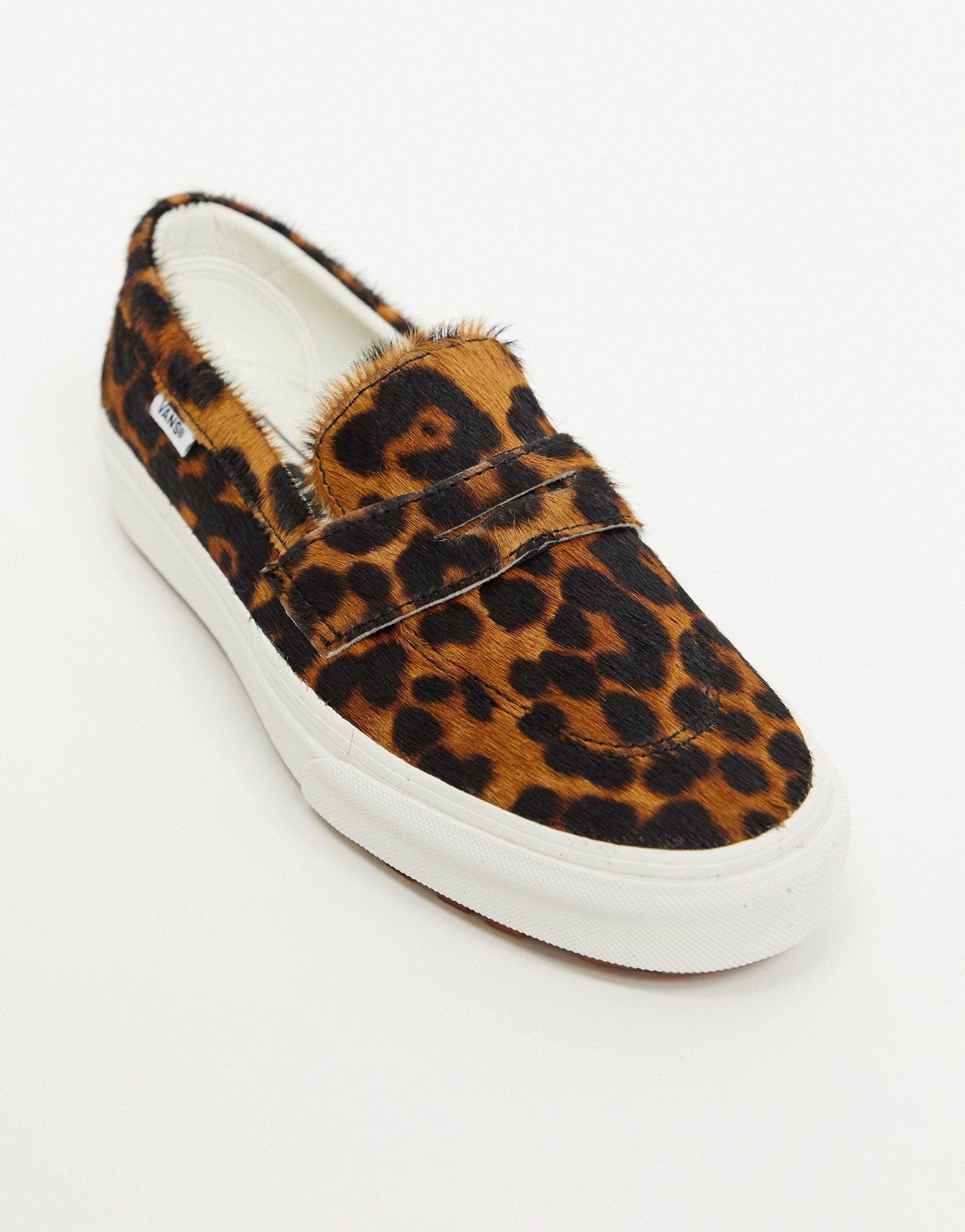 cheetah print shoes vans