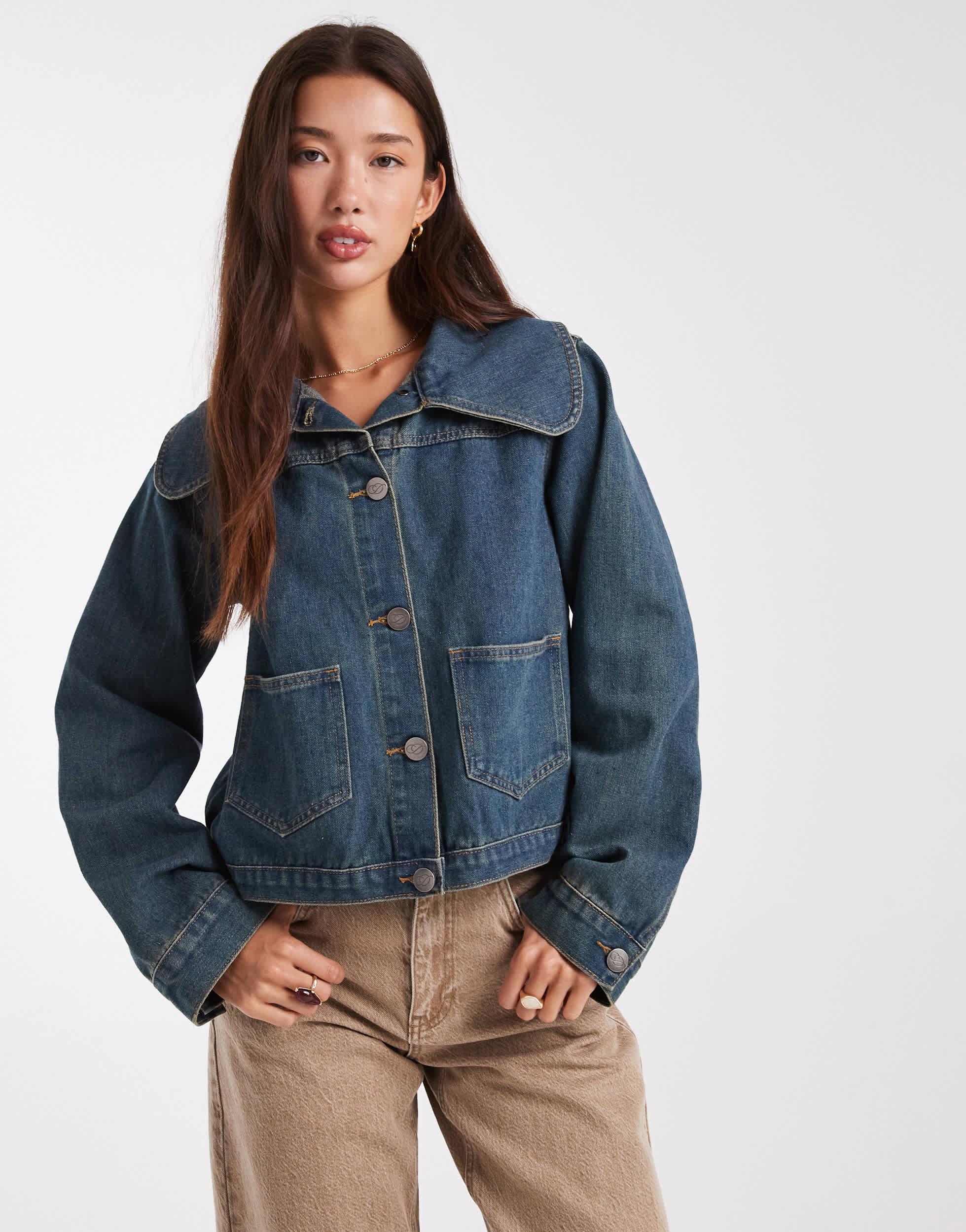 Veste En Jean Oversize pour femme de créateurs Jusqu'à -50 Lyst