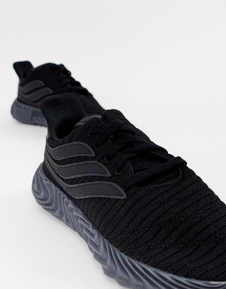 adidas black sobakov trainers