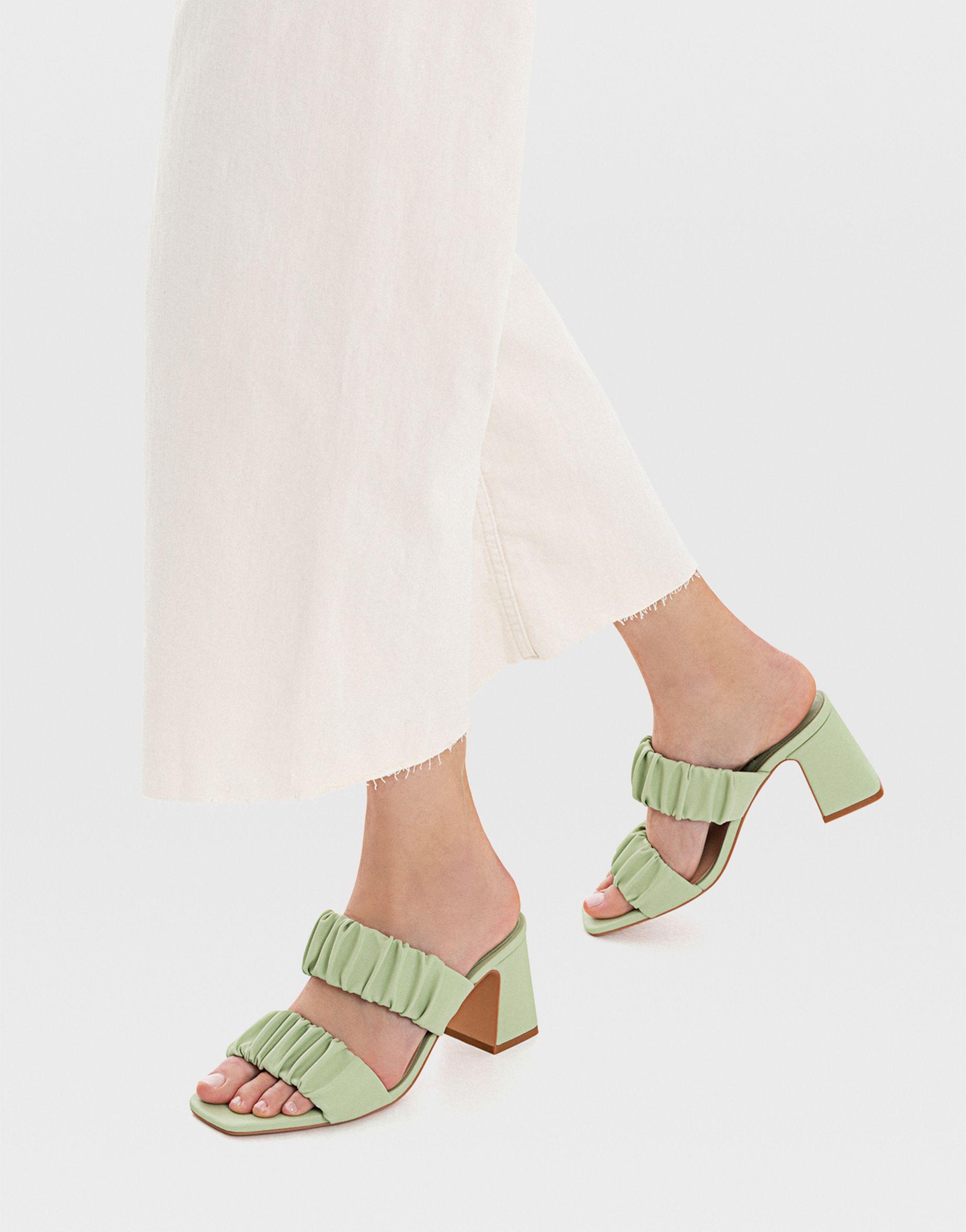 ankle strap mules