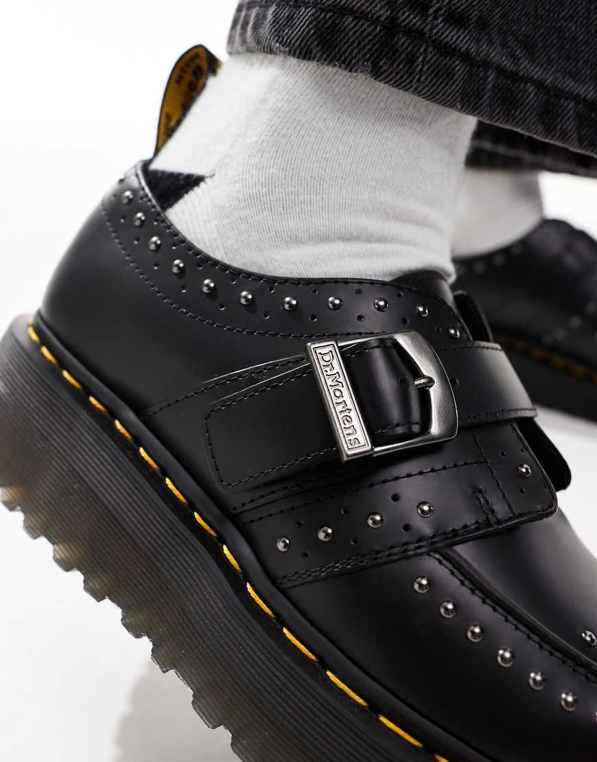 Dr. Martens Ramsey Quad Monk Shoes in Black for Men | Lyst UK