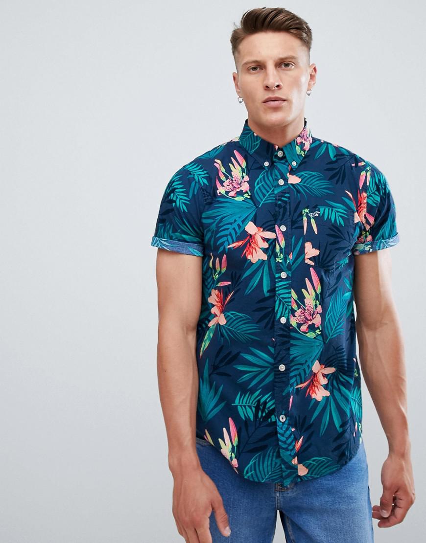floral hollister shirt