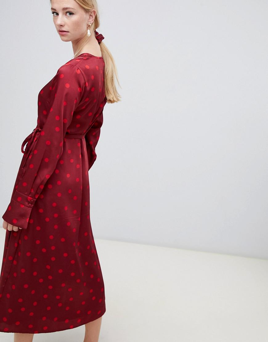 gestuz elsie wrap dress