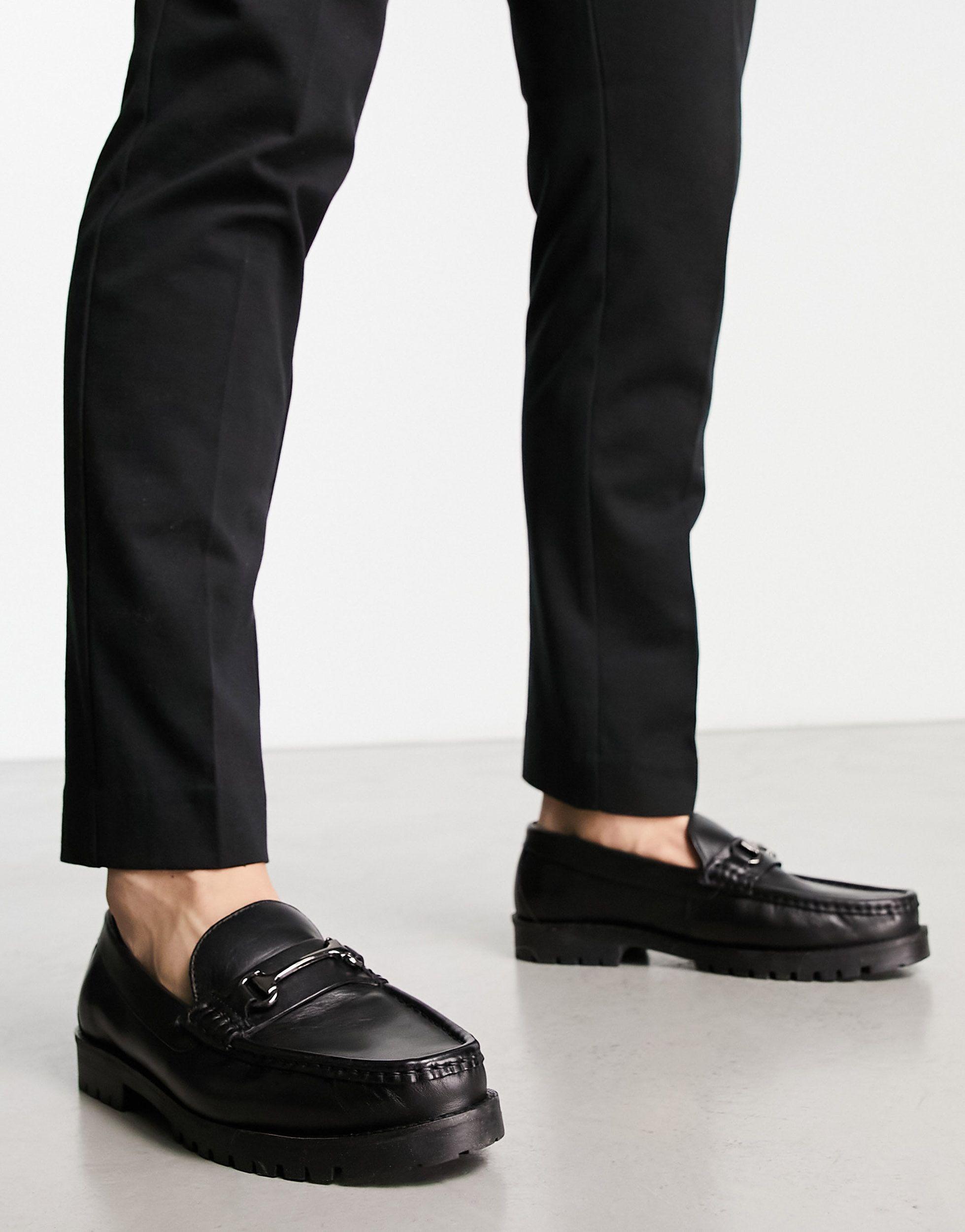 Mocasines bridón y suela Schuh de hombre de Negro | Lyst