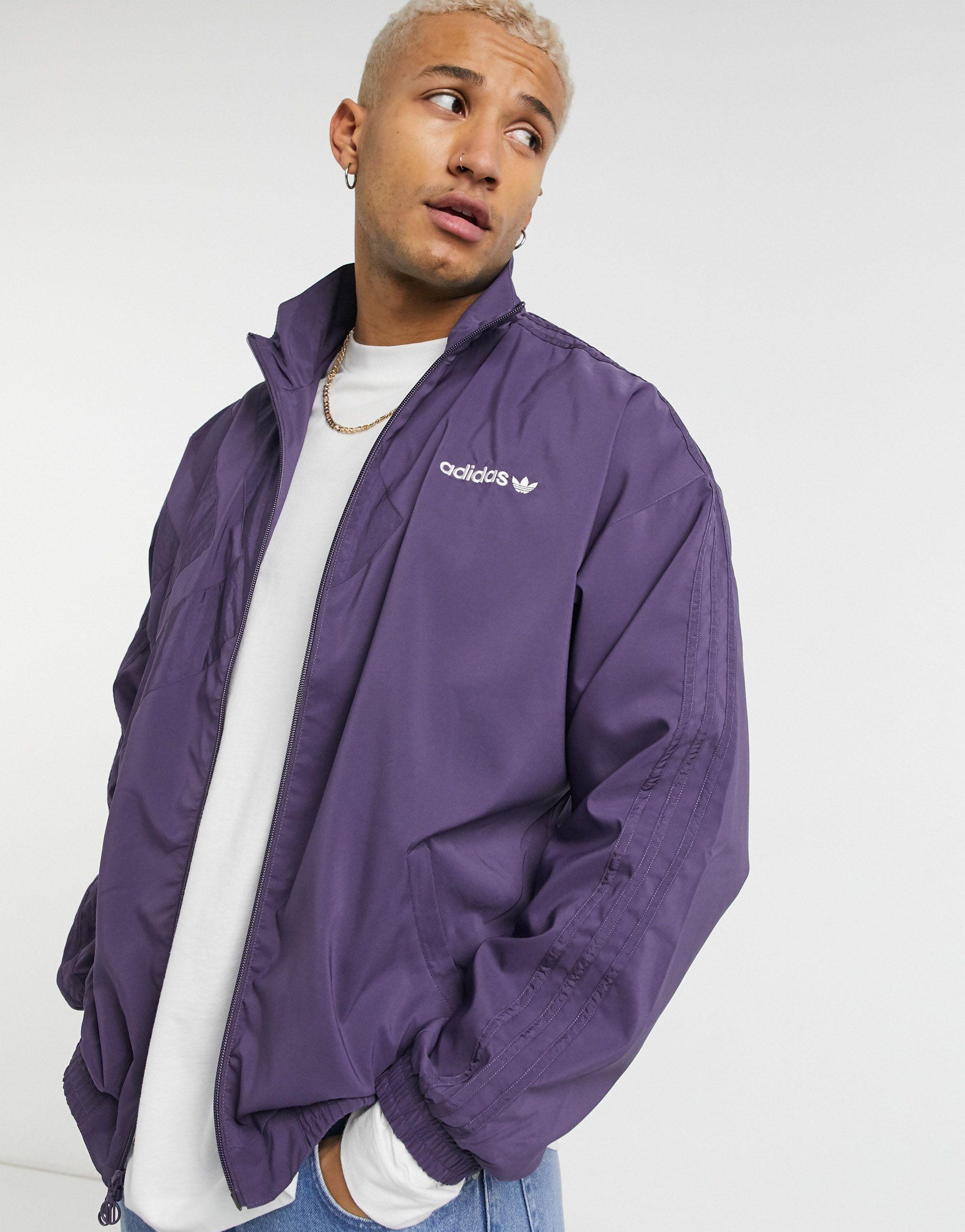 adidas originals purple jacket