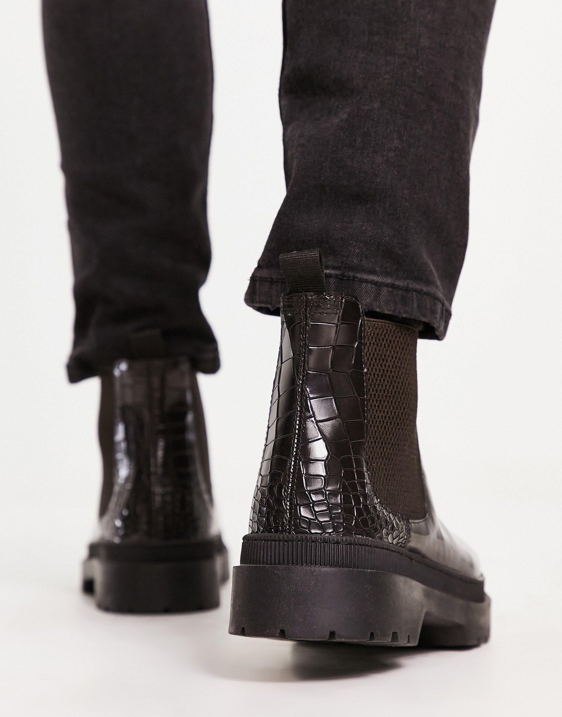 Uhyggelig Vant til Ekspression H by Hudson Exclusive Aden Chelsea Boots in Black for Men | Lyst