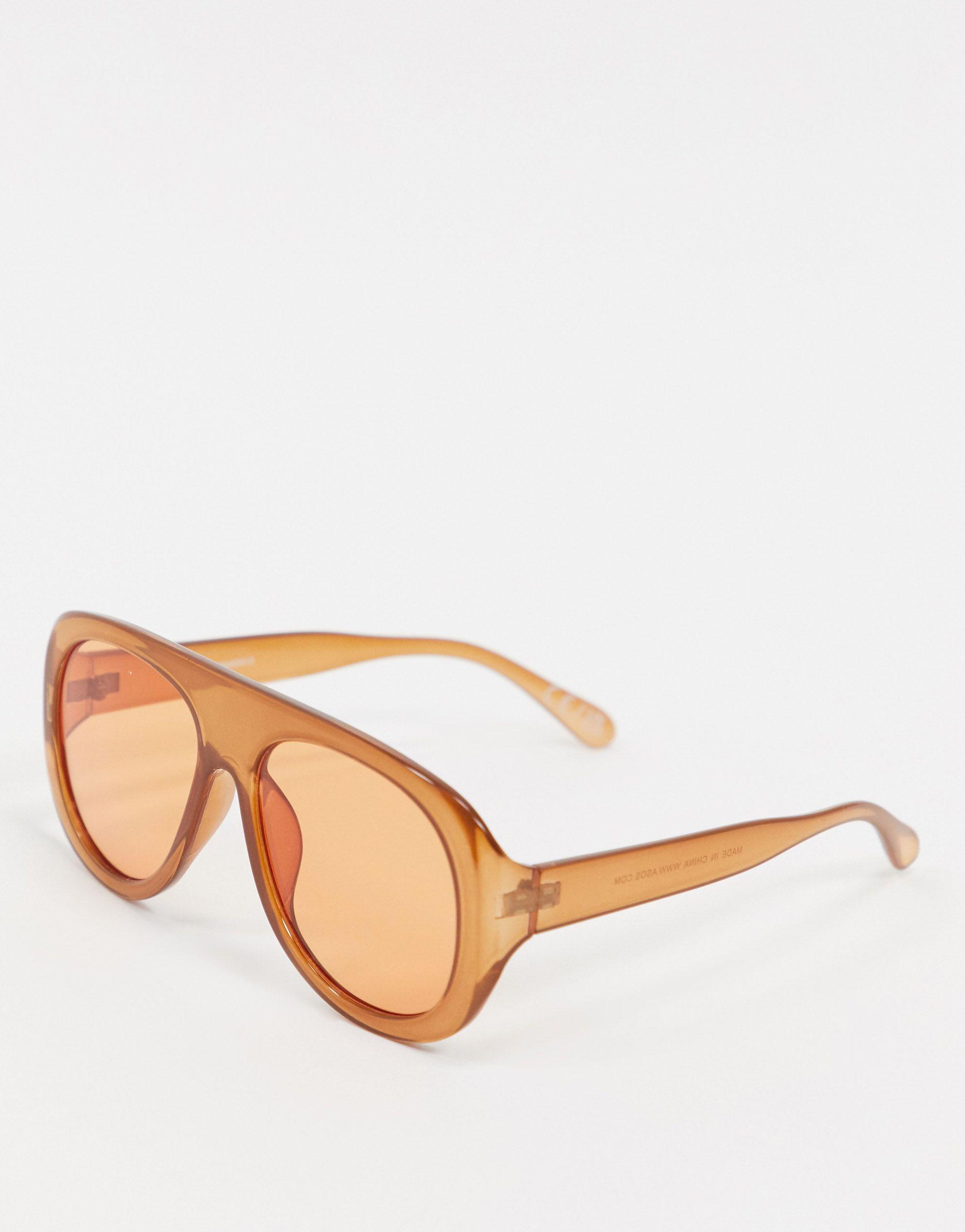 plastic aviator sunglasses