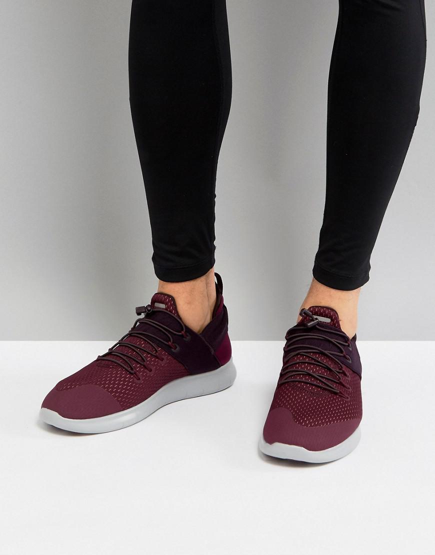 nike free run burgundy